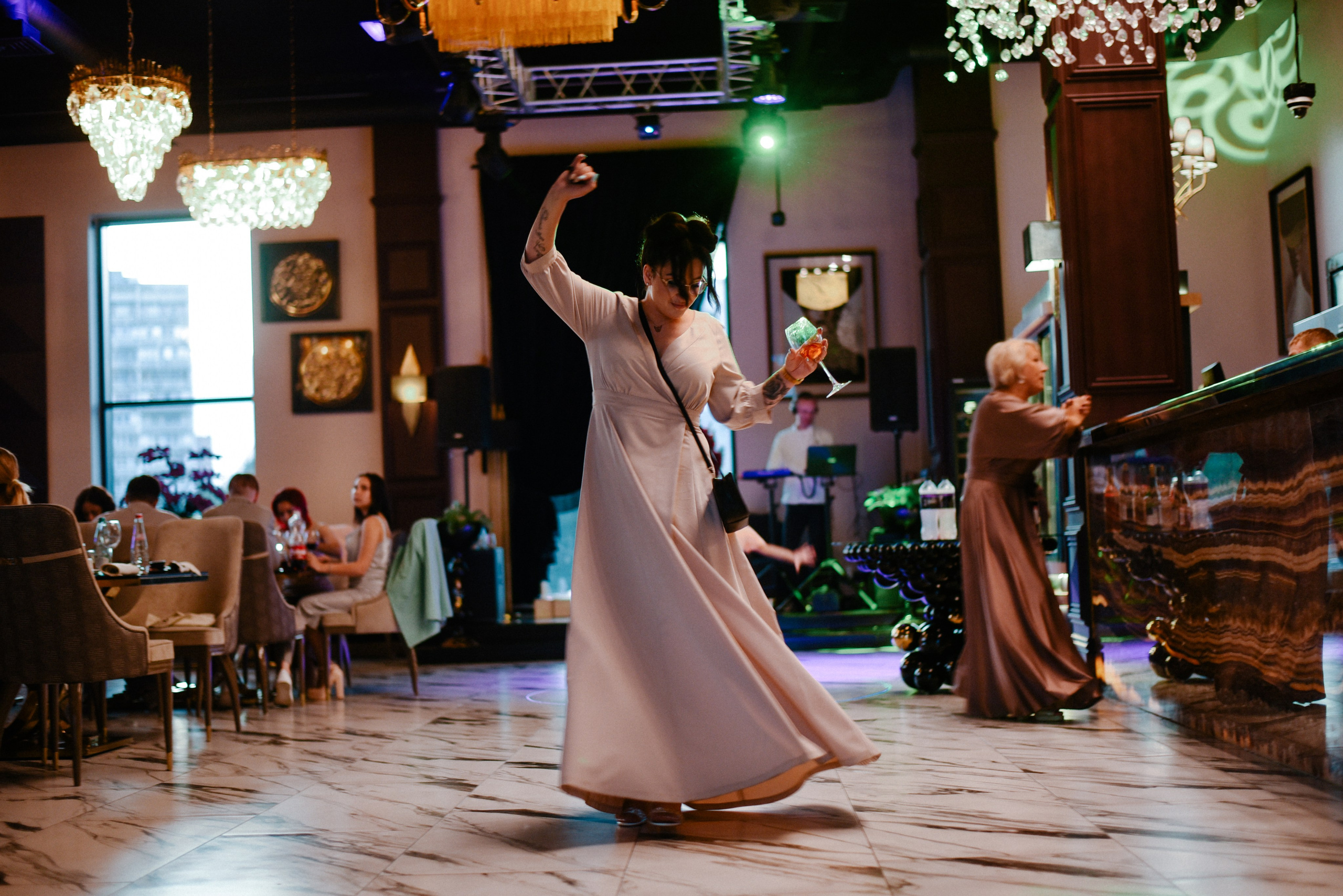 Виктор и Ангелина Банкет на 100 гостей Ресторан Segreto. Фотограф Лола Волна, город Москва