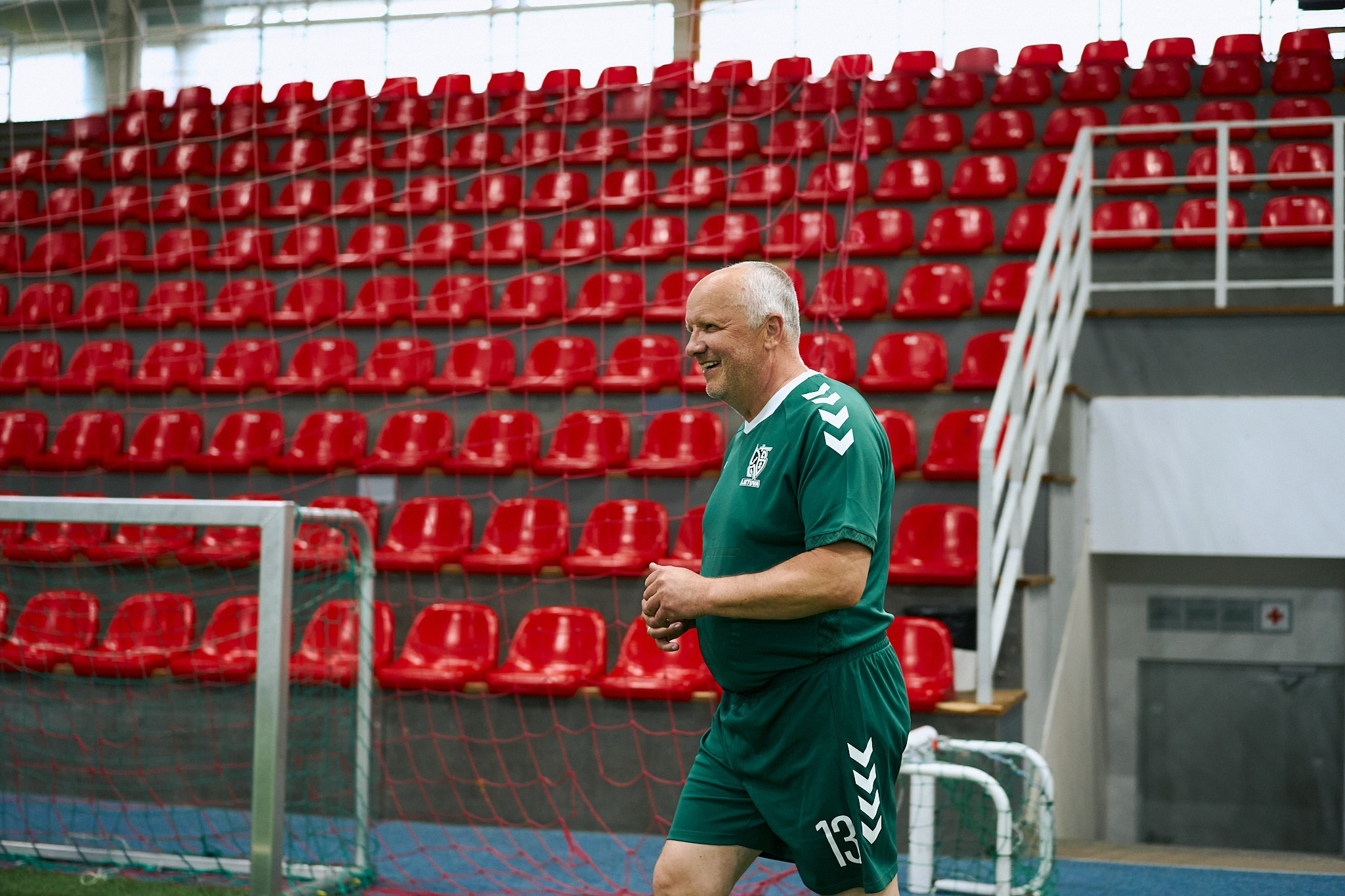 Friendly football match: Seimas of the Republic of Lithuania vs. Sviatlana Tsikhanouskaya’s Office. Photographer in Vilnius