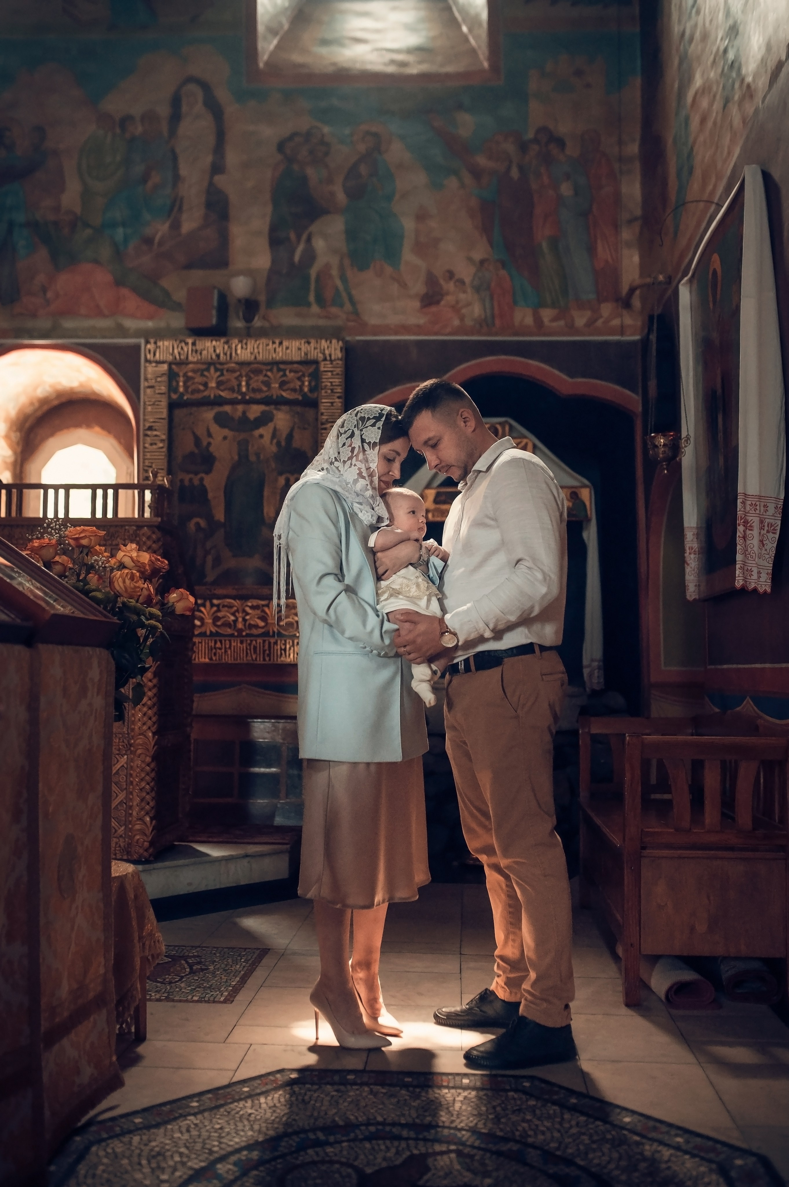 Таинство Крещения Спасо-Преображенский храм. Семейный фотограф Олеся Батурина Рязань
