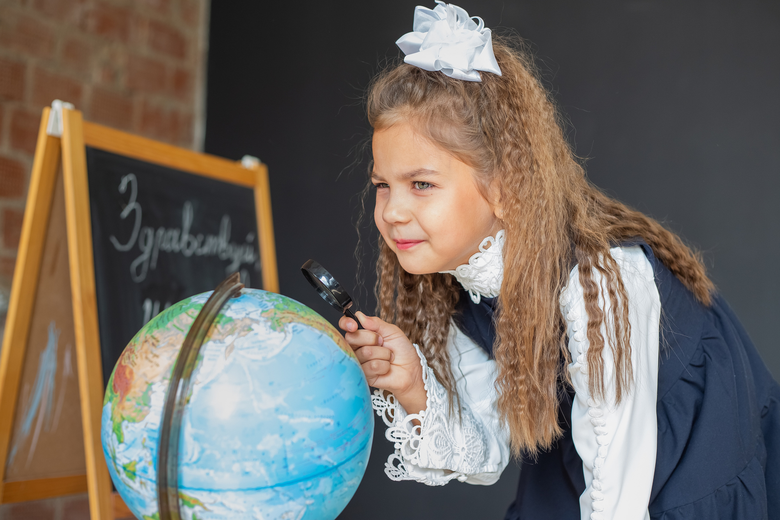 Съемка первоклассников в студии. Галина Шарапова Детский и семейный фотограф Москва