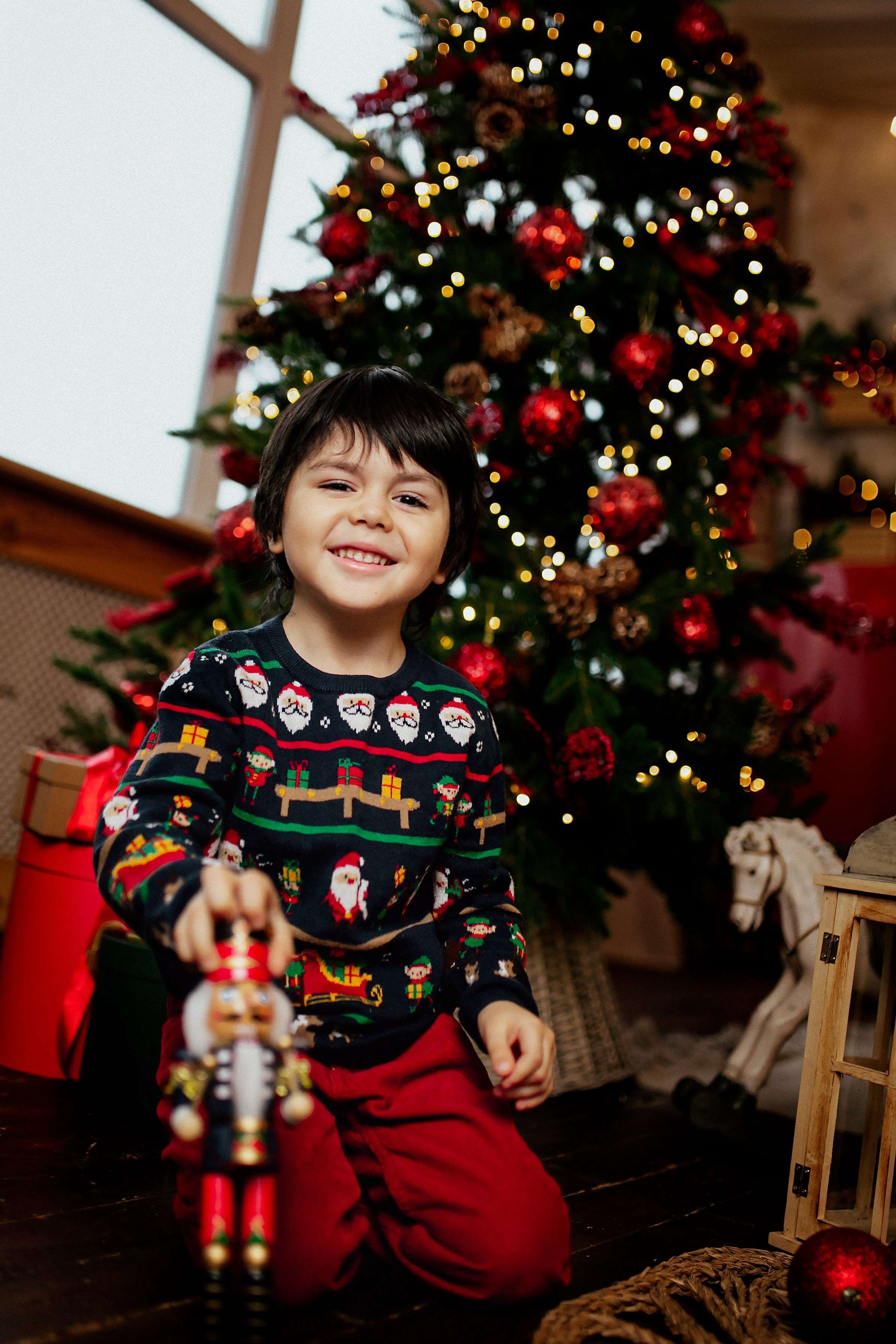 Никита с братишкой и щелкунчиком. Семейный и детский фотограф в Ижевске Анастасия Камариттинова