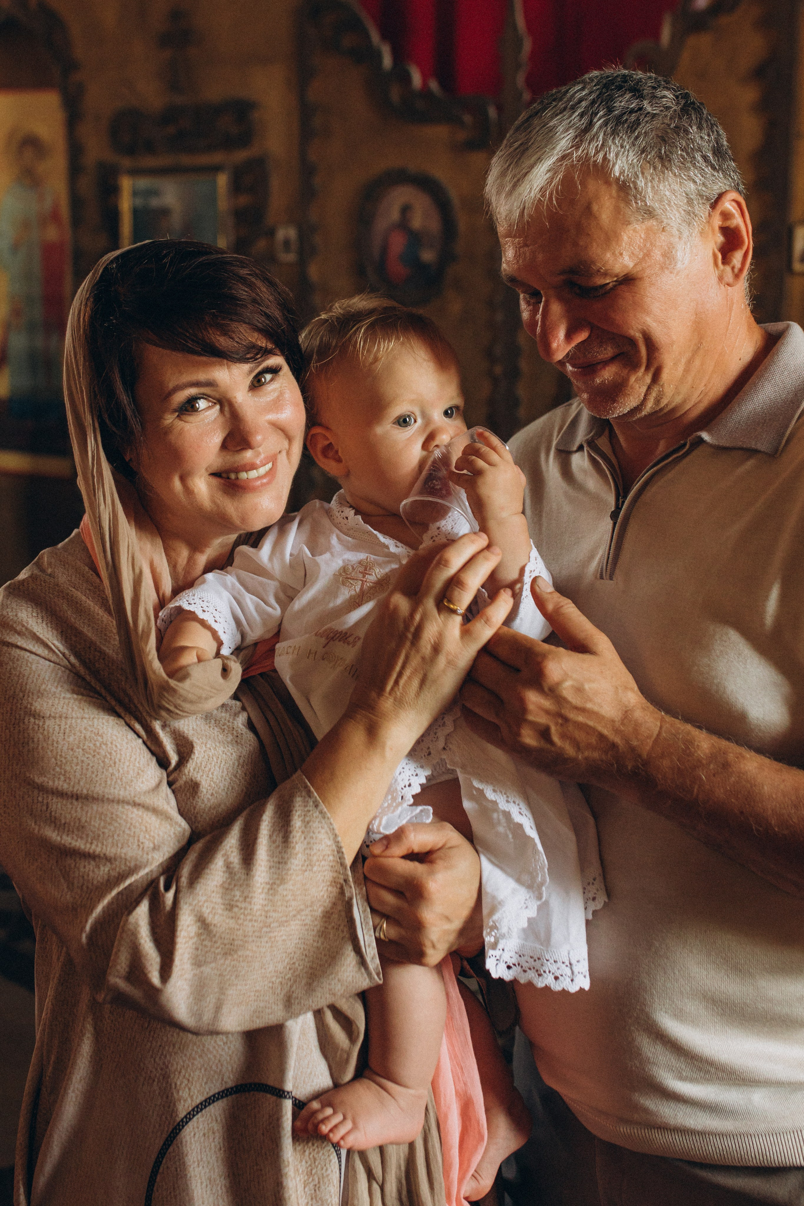 Крещение Марии. Семейный фотограф в Обнинске