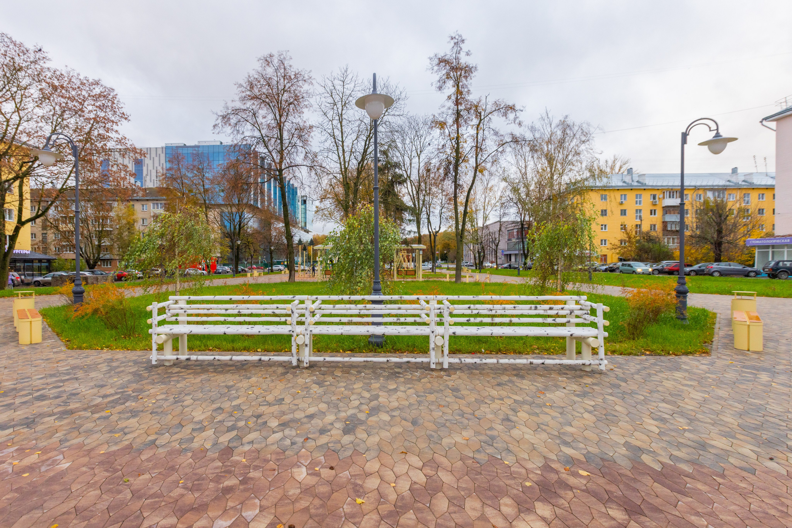 Толстовский свер осенью, площадь искусств. Фотограф в Туле Крупский АнДРей. Фотостудия «КАДР71» в Туле
