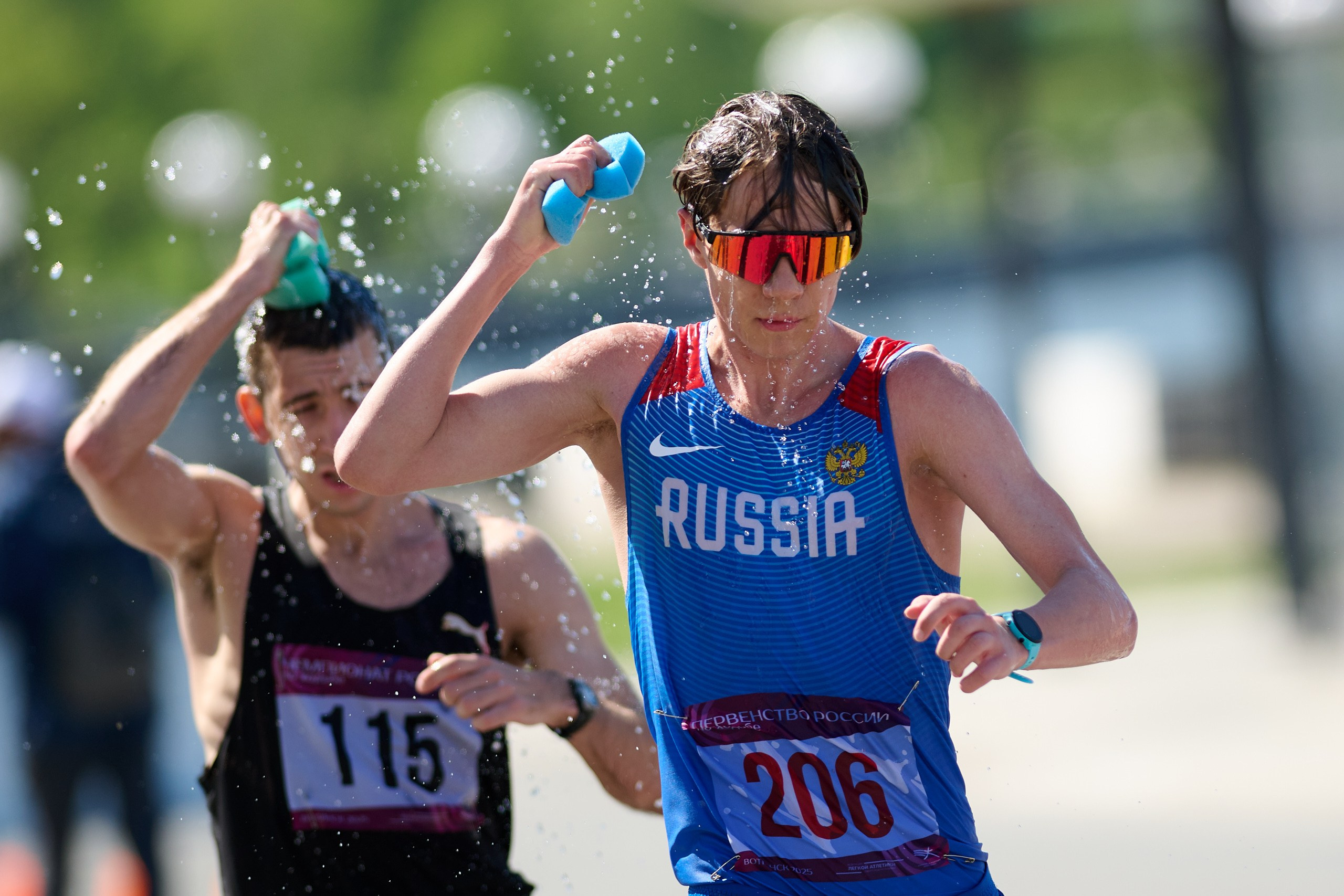 Чемпионат России по спортивной ходьбе 2025. Спортивный репортажный фотограф в Ижевске Сергей Мерзляков
