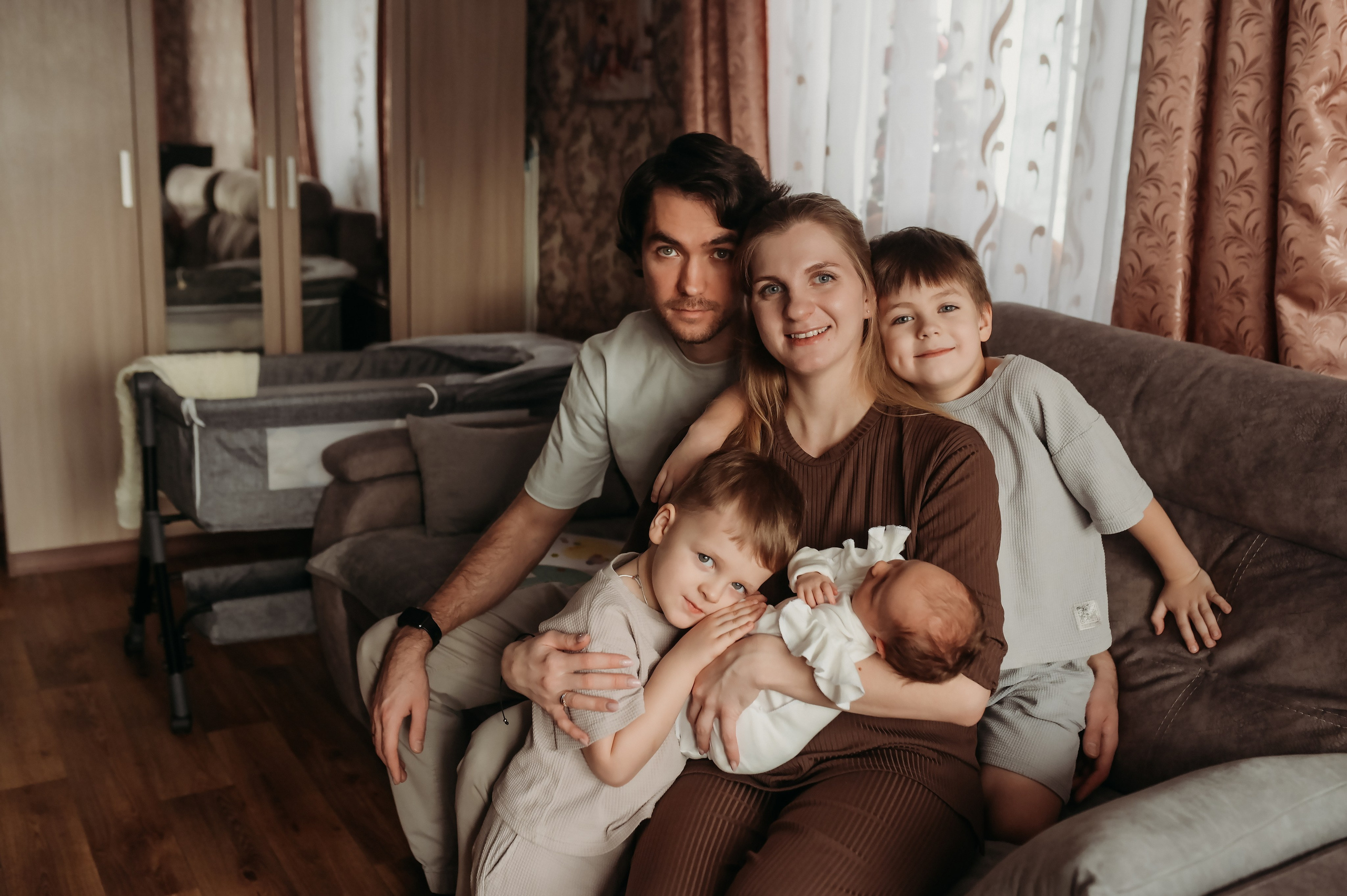 Домашняя история. Семейный фотограф Олеся Батурина Рязань