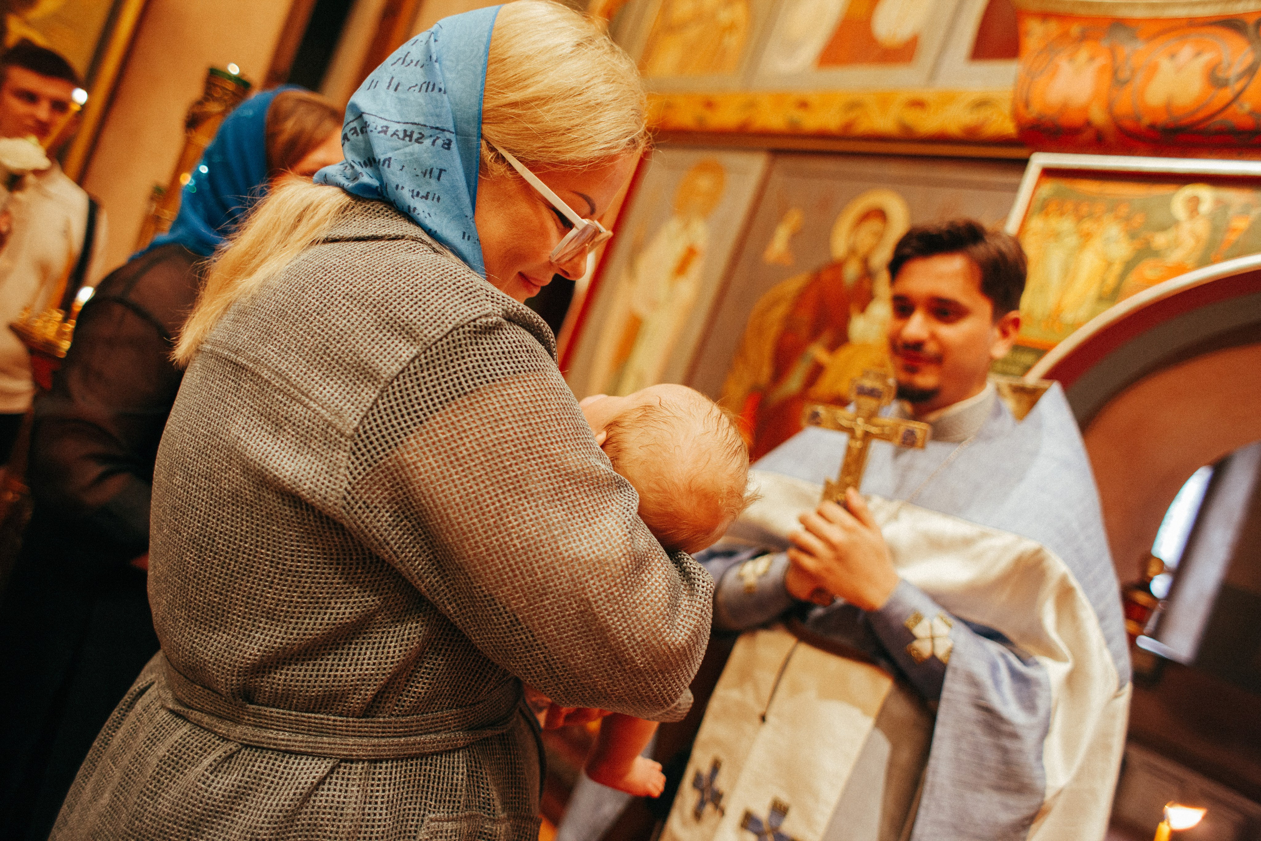 Крещение в храме Антипы, стиль «Kodachrome 64». Фотограф на крещение/венчание