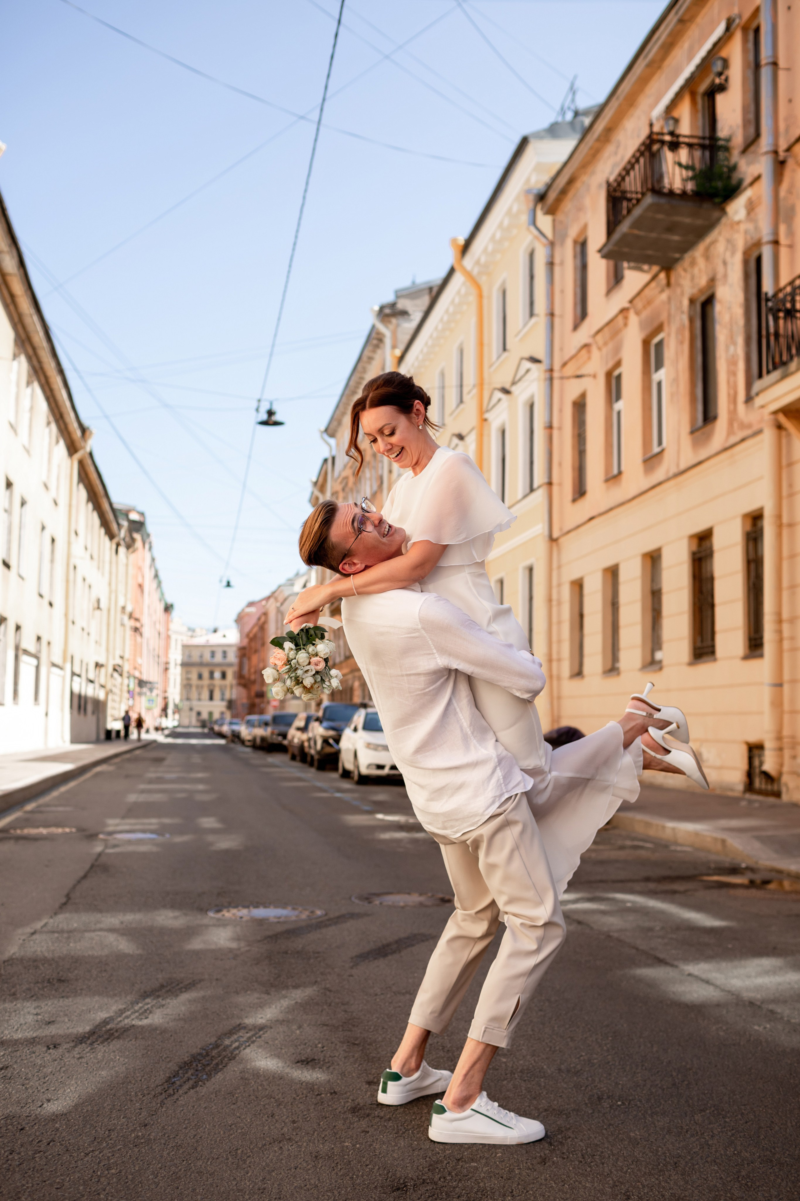 свадебная прогулка в историческом центре СПб, архитектура и стиль