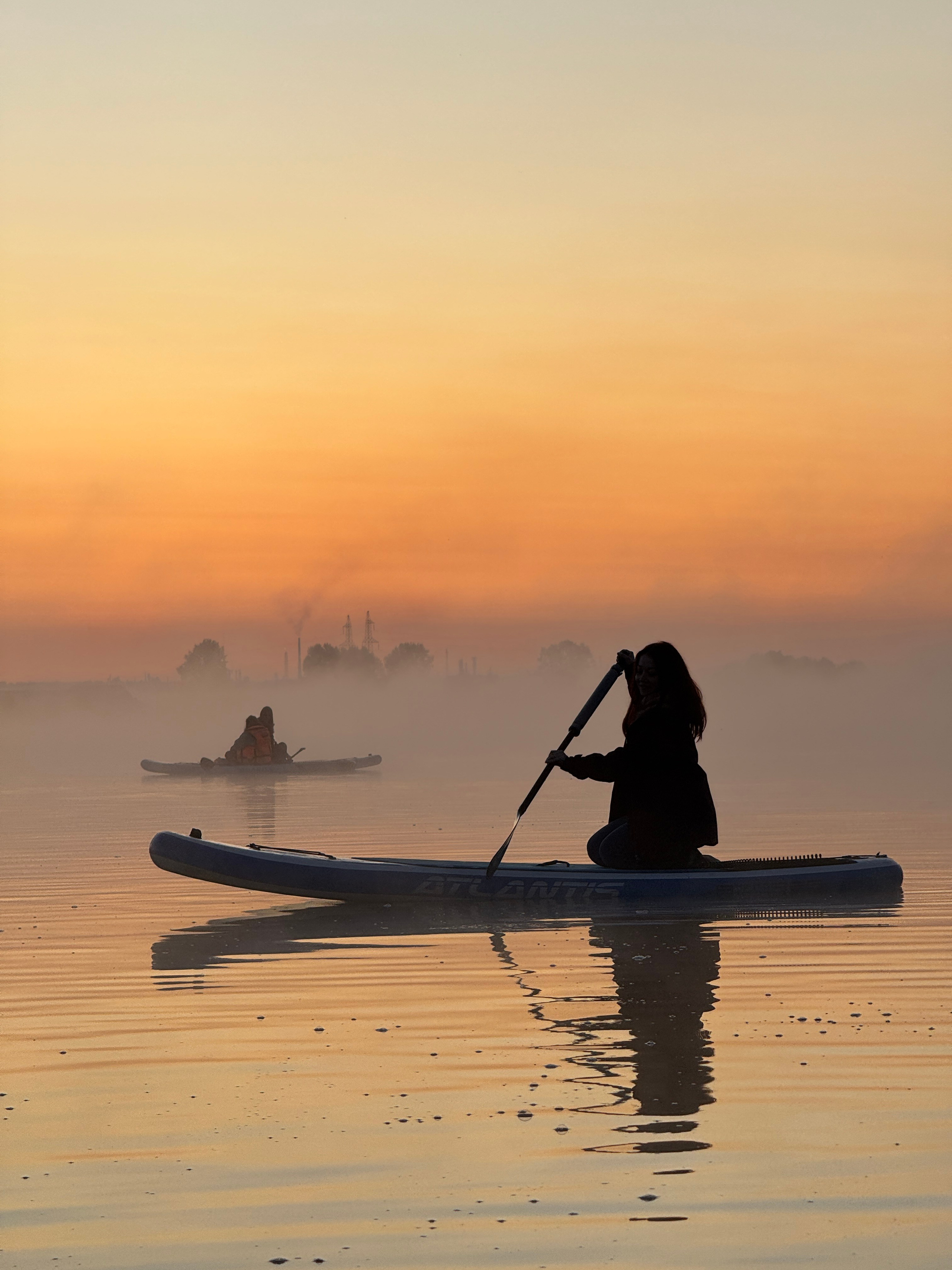 Рассветы на сапбордах в Уфе