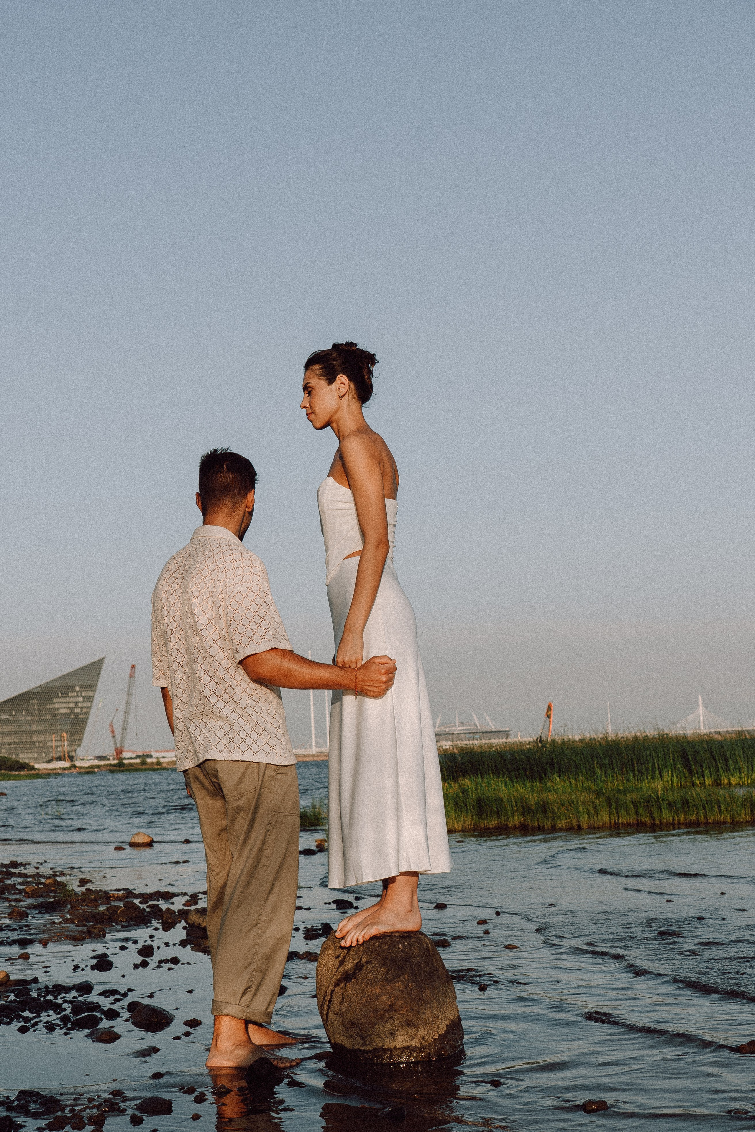 СВАДЕБНАЯ ФОТОСЕССИЯ ВЫЕЗДНОЙ ЦЕРЕМОНИИ (ФИНСКИЙ ЗАЛИВ). Профессиональный фотограф, Санкт-Петербург — Виктория Богомолова
