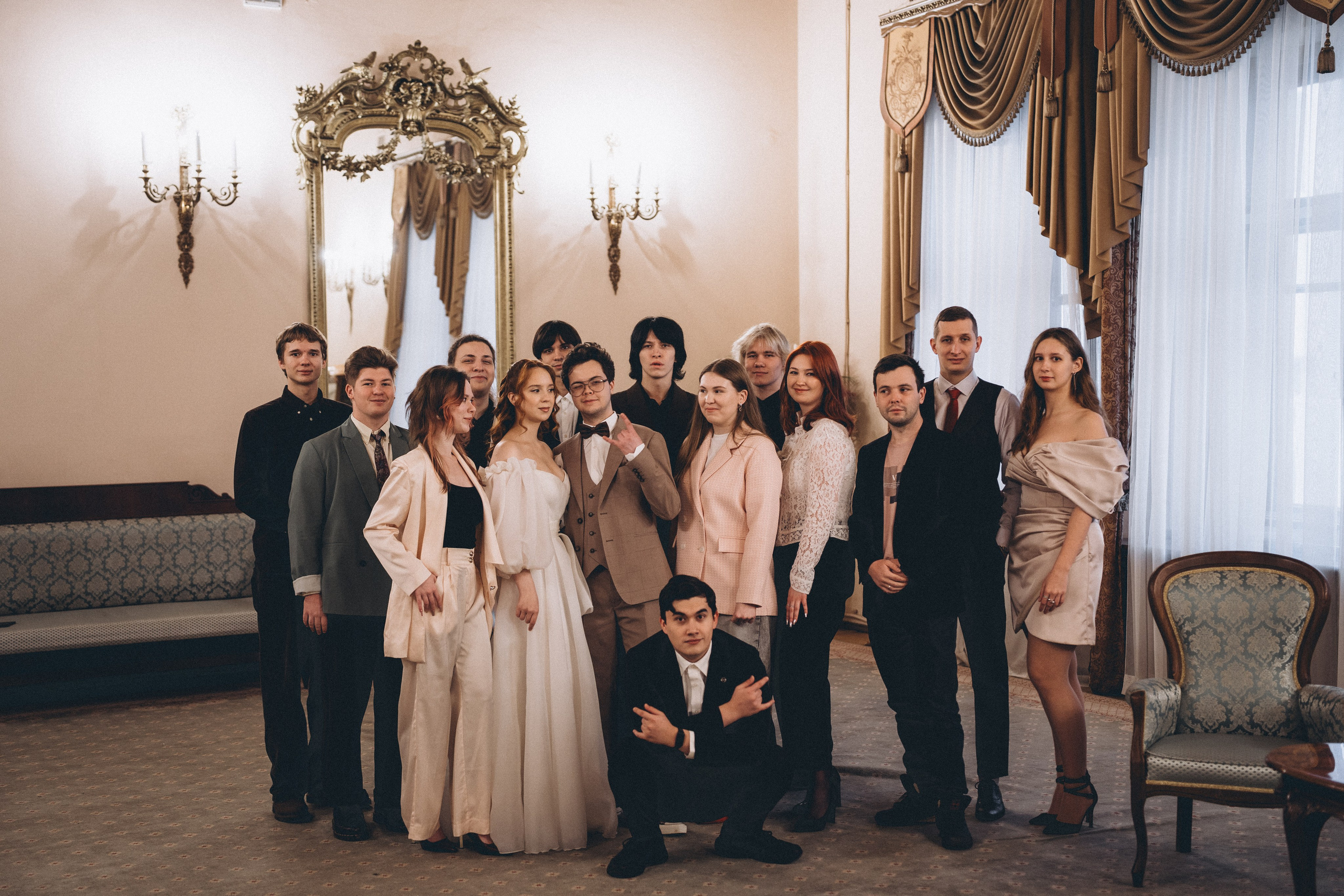 СВАДЕБНАЯ СЬЕМКА ВО ВТОРОМ ДВОРЦЕ С ГОСТЯМИ И ПРОГУЛКА В ТАВРИЧЕСКОМ САДУ. Профессиональный фотограф, Санкт-Петербург — Виктория Богомолова