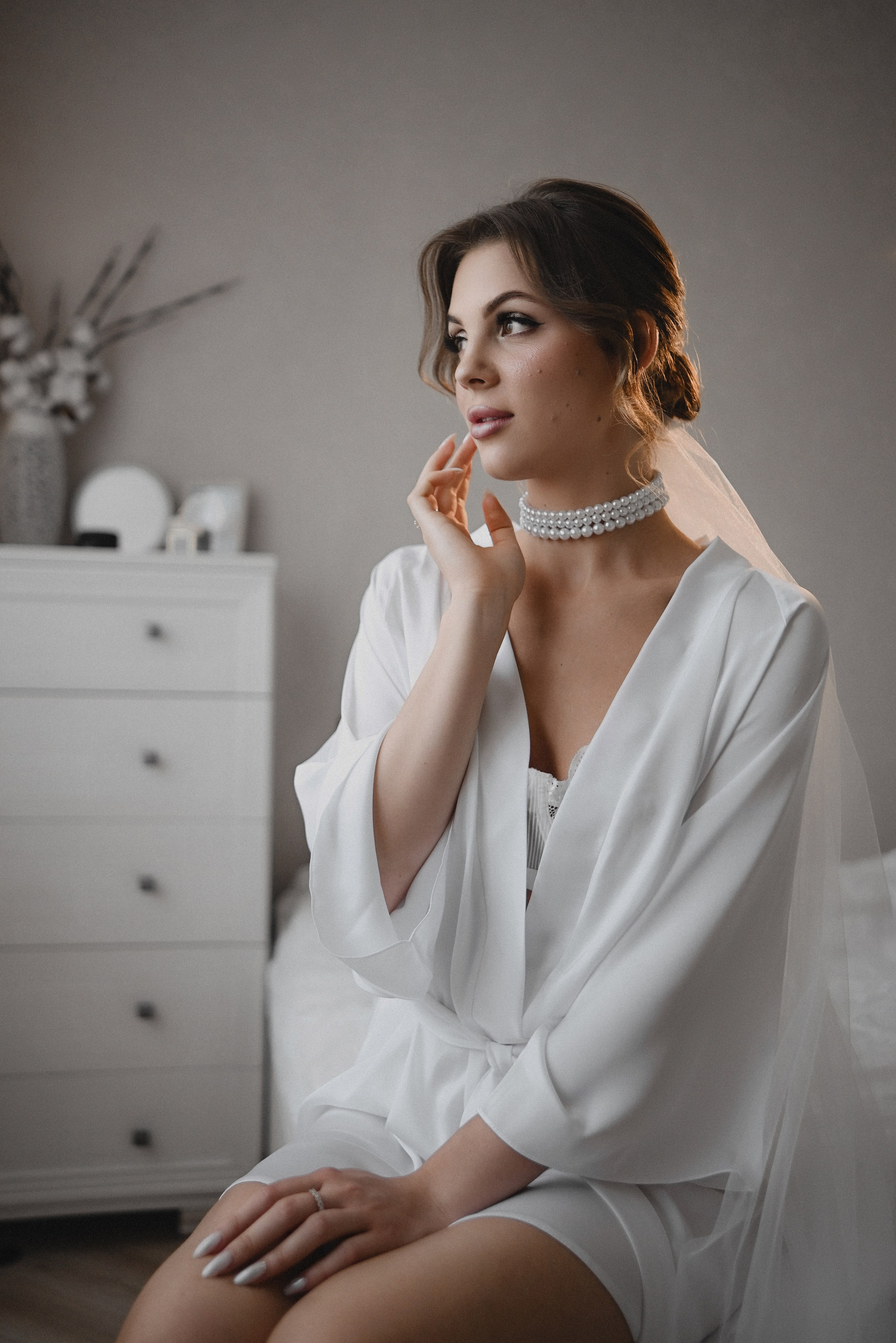Утро невесты перед церемонией в Санкт-Петербурге — классический образ