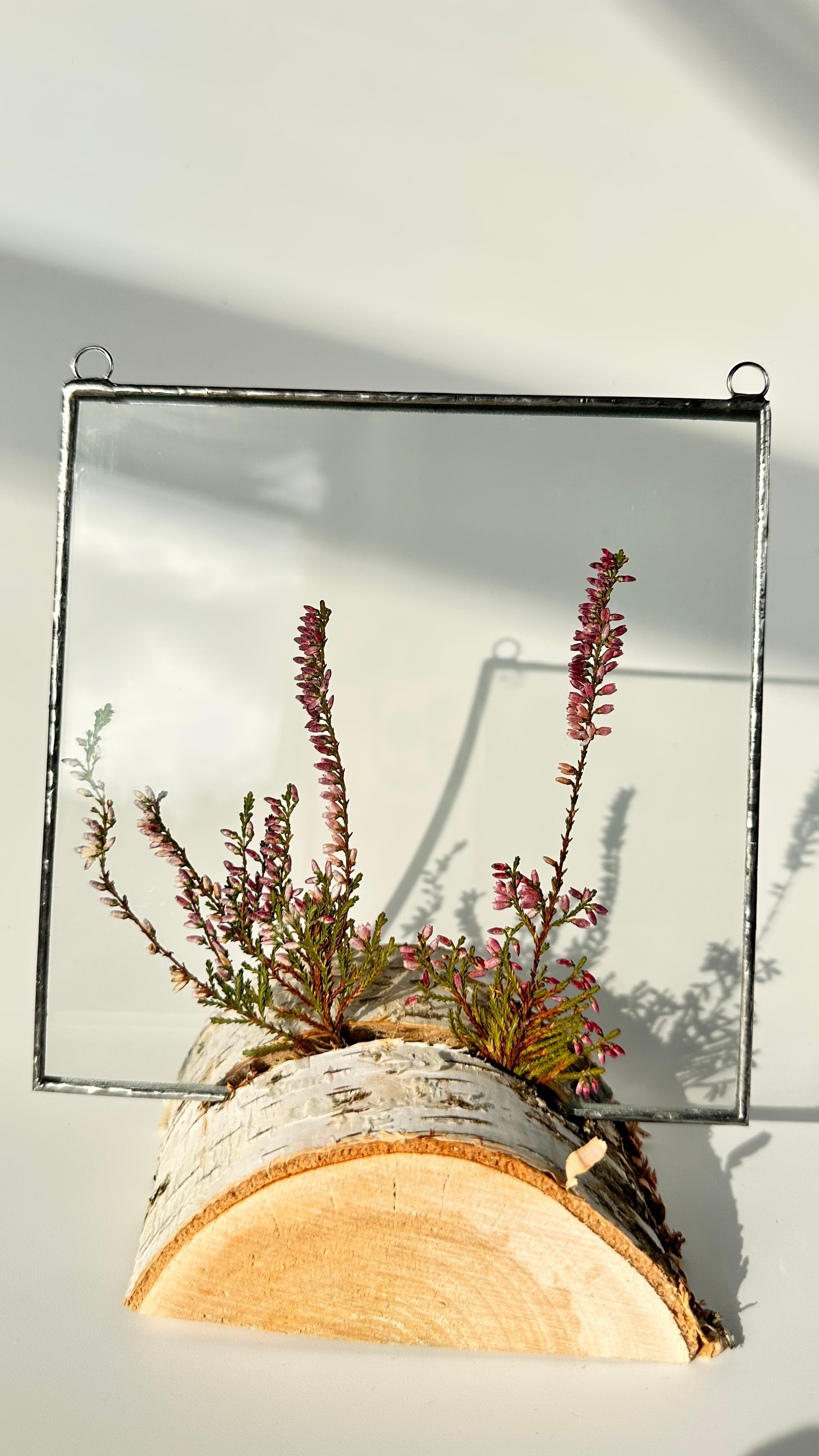 Оформляю пространства. Витражи с сухоцветами в технике Тиффани