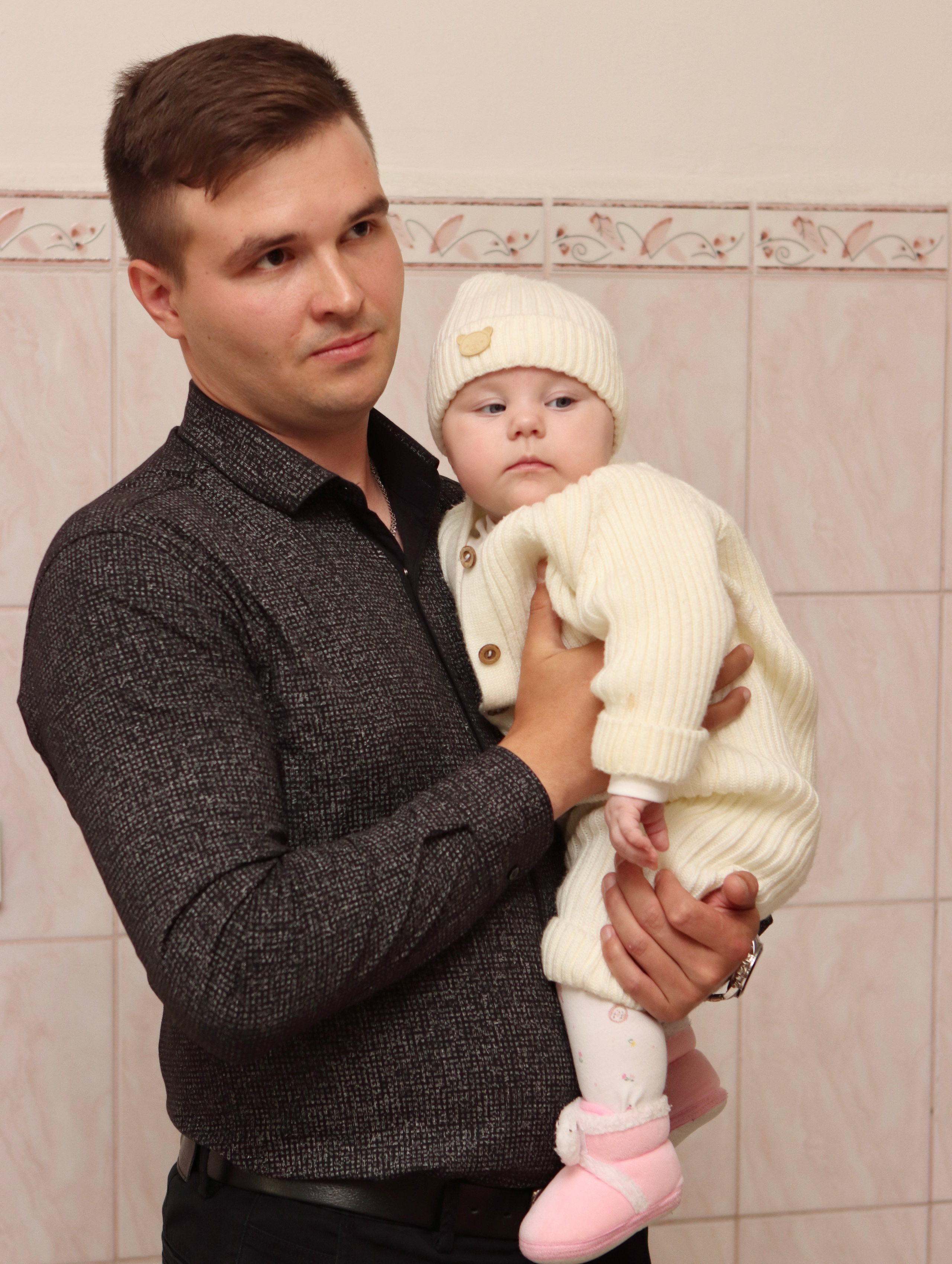 Анастасия и Вадим — крещение Виктории. Фотограф в Курске Смирнов Евгений