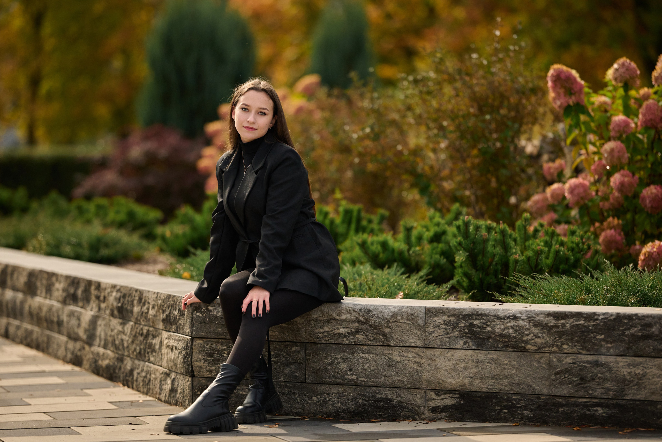 Фотосессия Елизаветы в красивых красках осени Старого Оскола. Профессиональный фотограф Старый Оскол, Губкин — свадьба, венчание, крещение, юбилей и день рождения