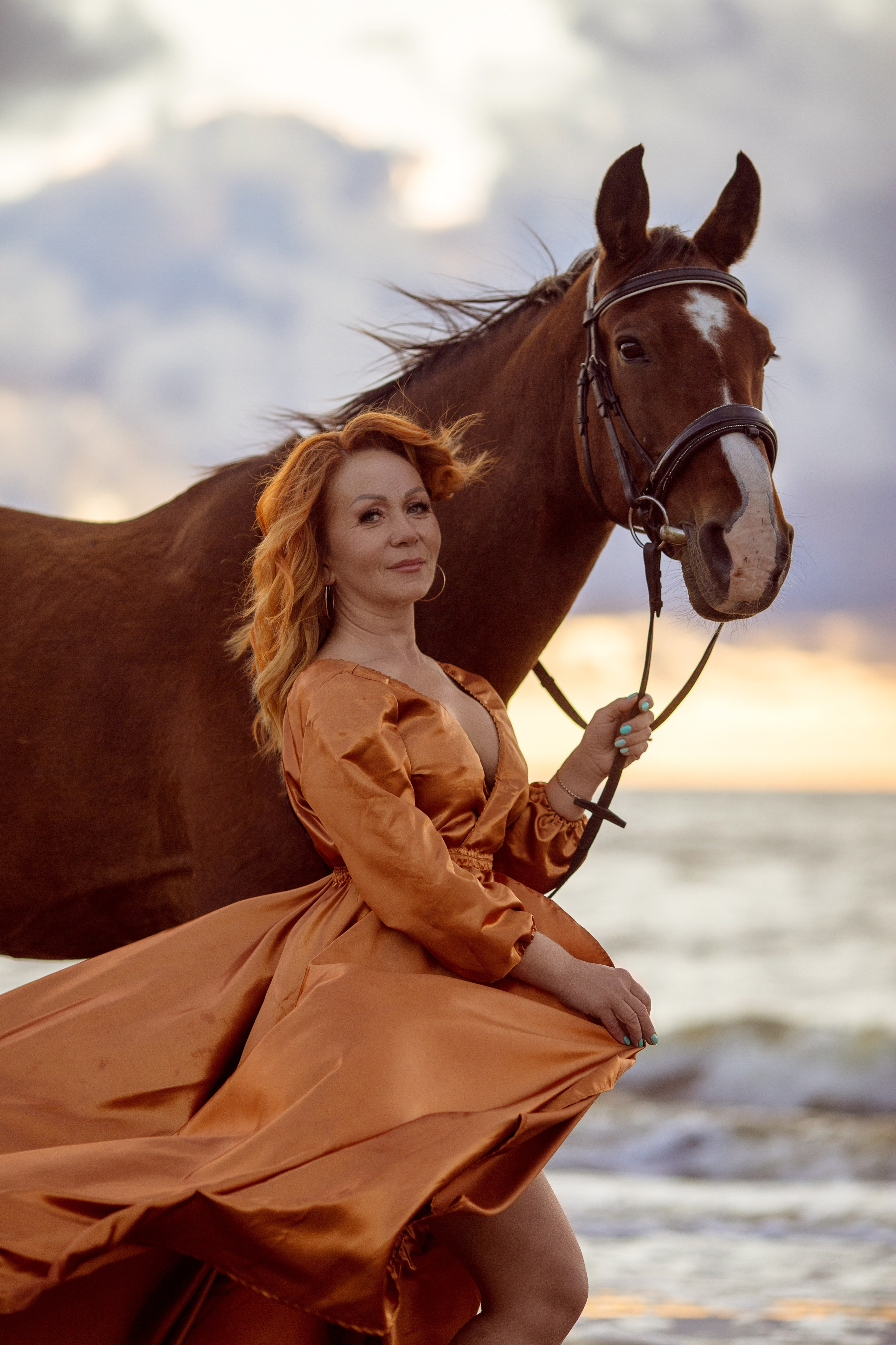 Фотосессия на берегу Белого моря