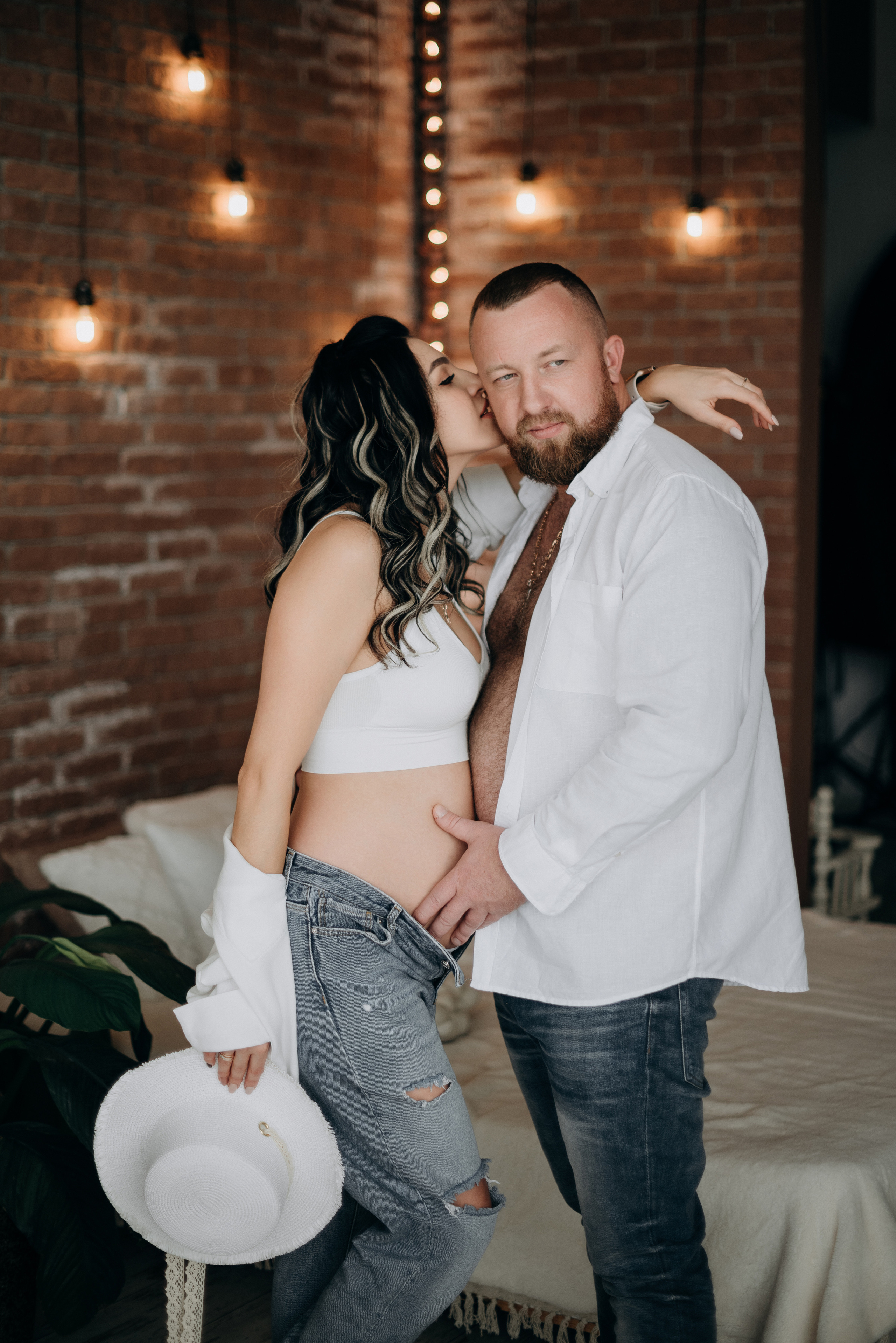 Маша и Саша в ожидании чуда, еще маленький животик. Свадебный и портретный фотограф в Липецке Юлия Свит