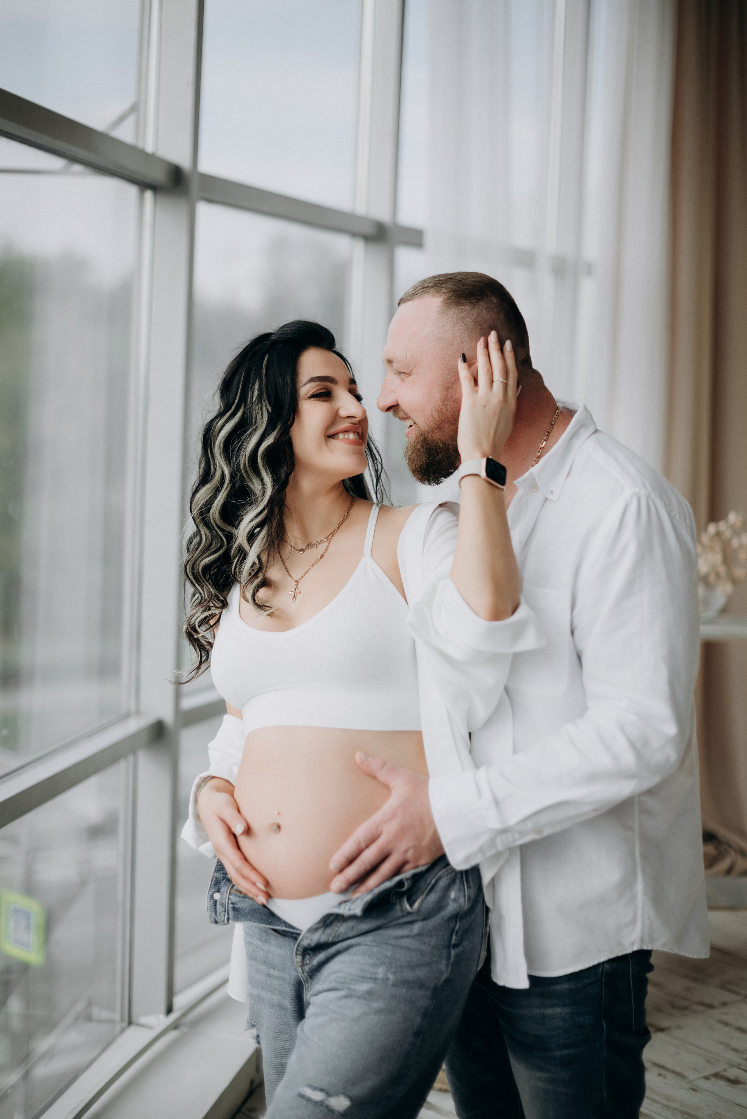 Маша и Саша в ожидании чуда, еще маленький животик. Свадебный и портретный фотограф в Липецке Юлия Свит