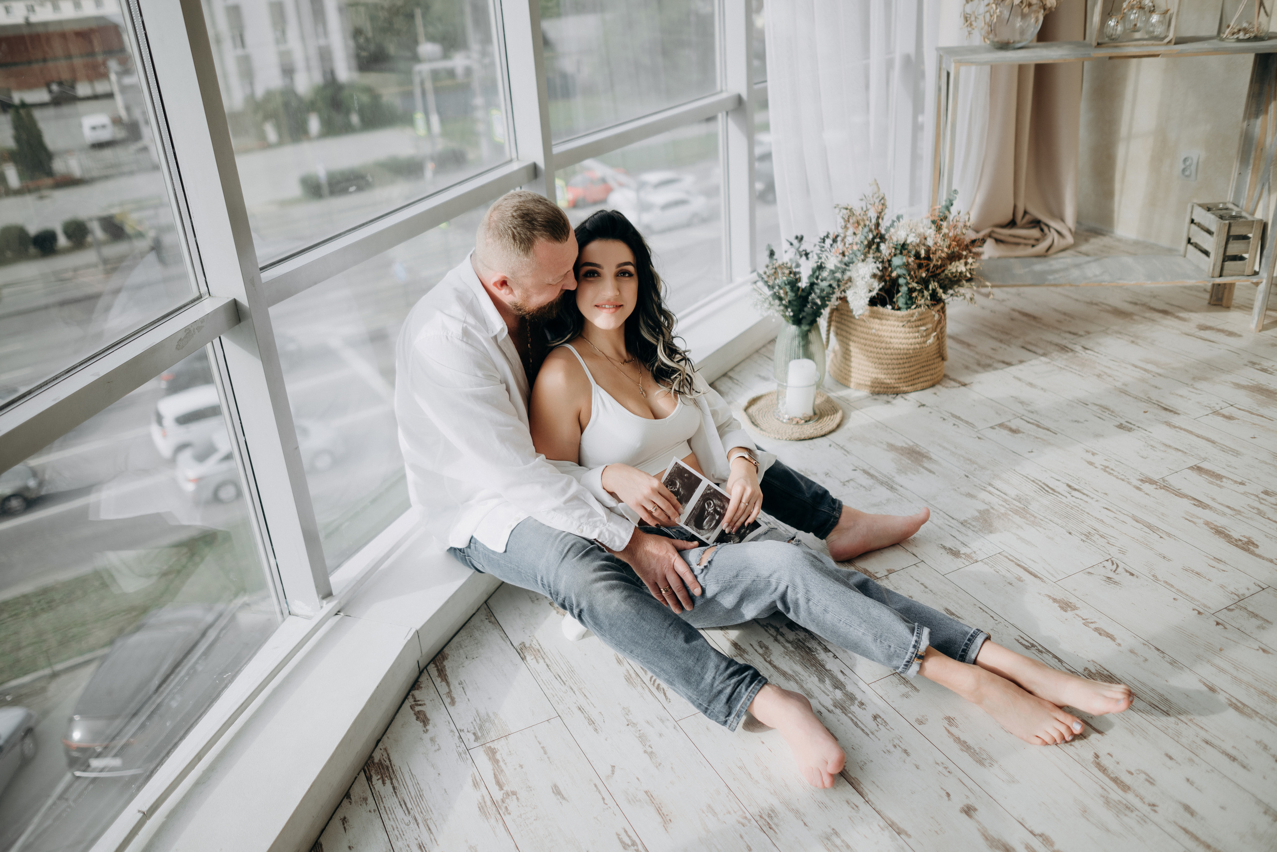 Маша и Саша в ожидании чуда, еще маленький животик. Свадебный и портретный фотограф в Липецке Юлия Свит