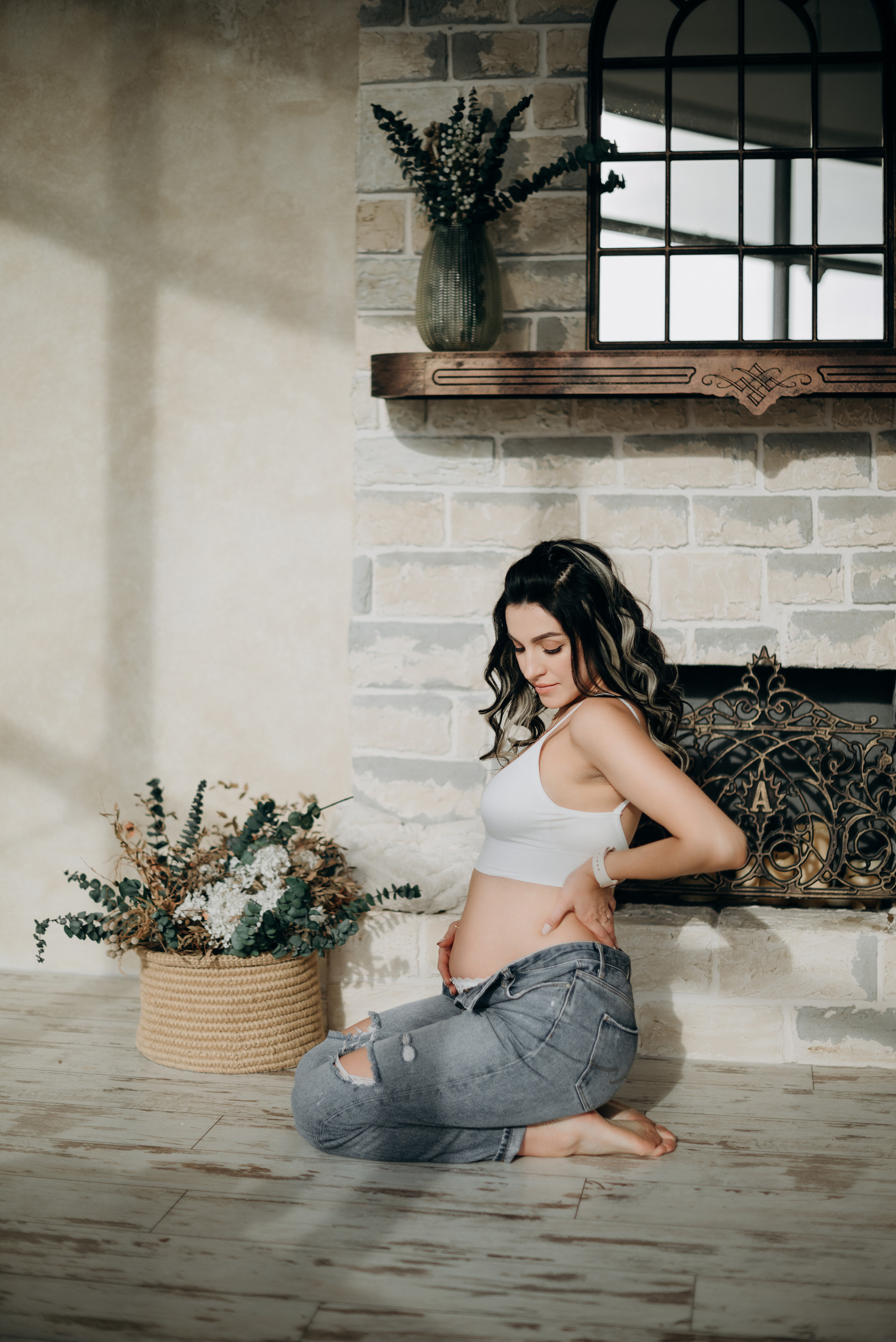 Маша и Саша в ожидании чуда, еще маленький животик. Свадебный и портретный фотограф в Липецке Юлия Свит