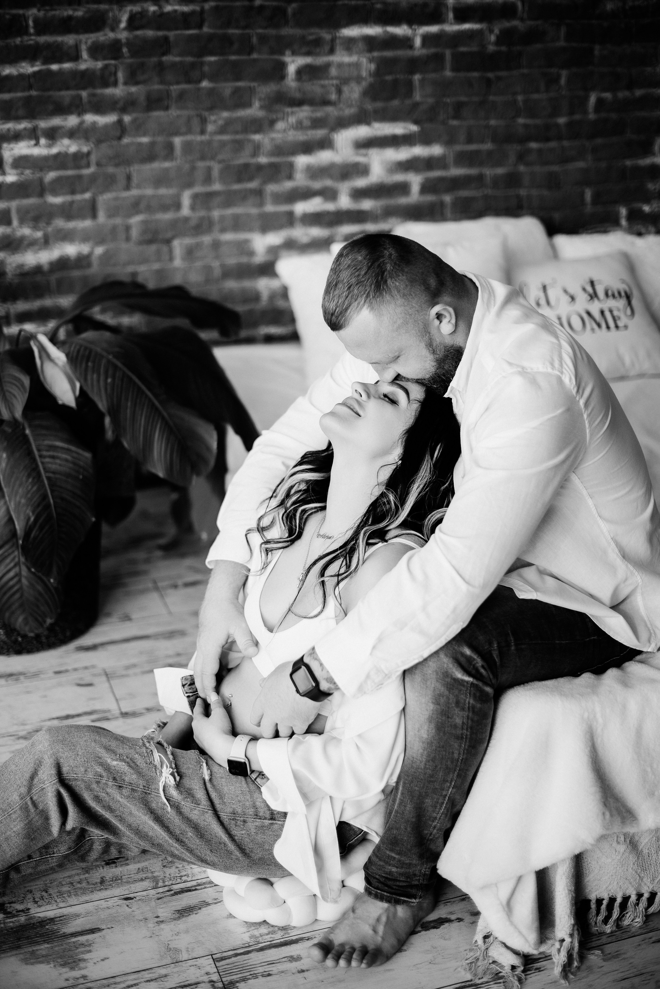 Маша и Саша в ожидании чуда, еще маленький животик. Свадебный и портретный фотограф в Липецке Юлия Свит