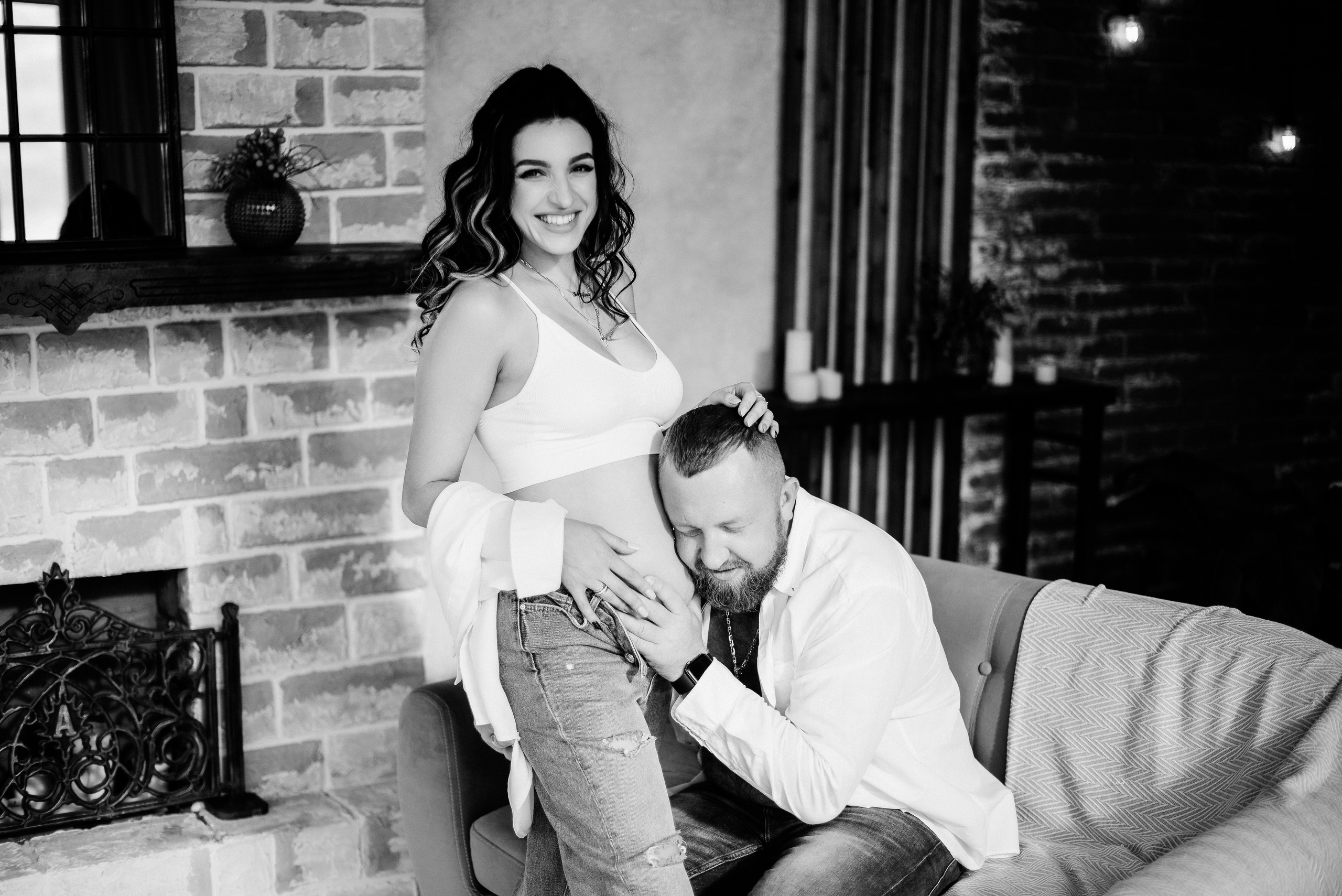 Маша и Саша в ожидании чуда, еще маленький животик. Свадебный и портретный фотограф в Липецке Юлия Свит