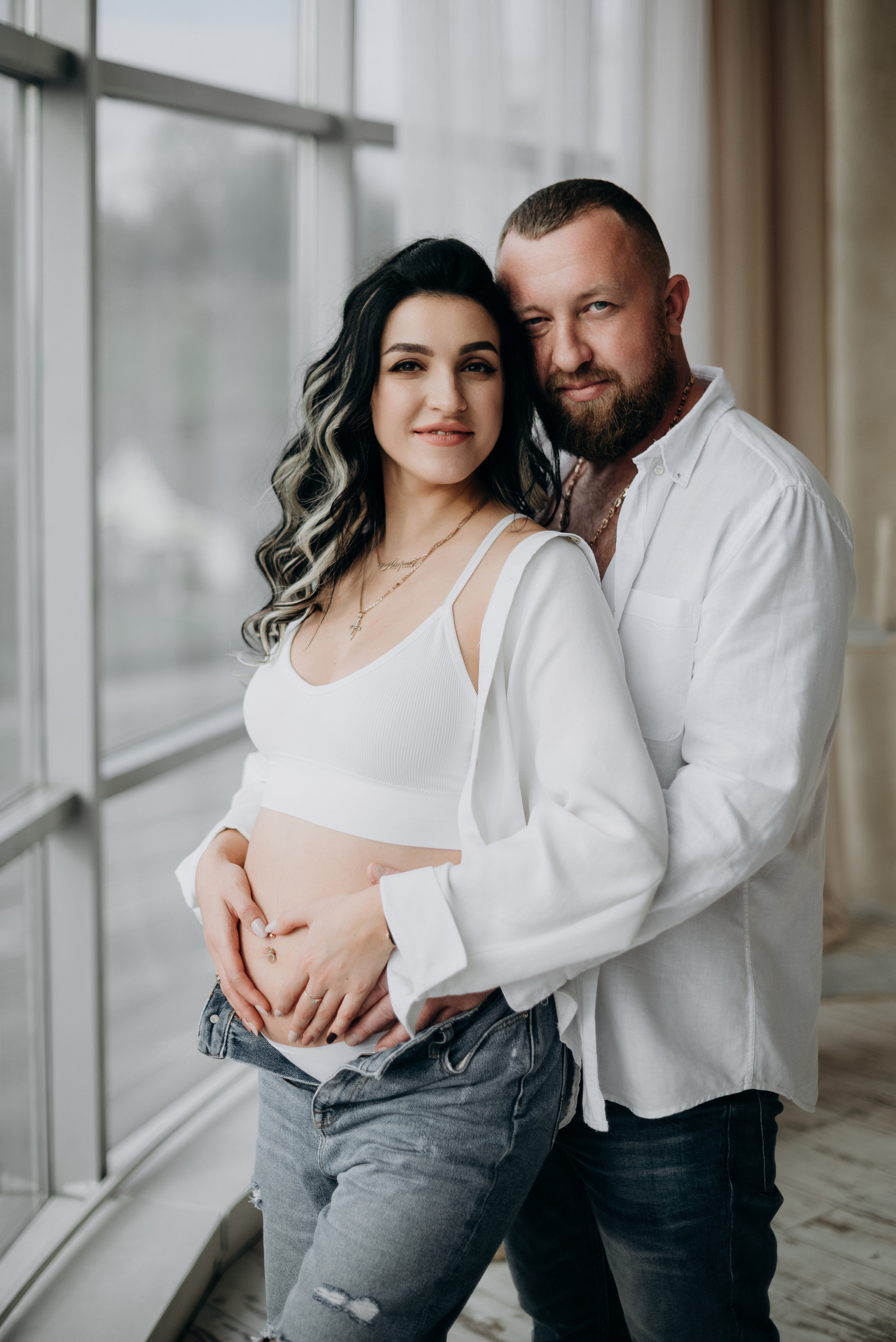 Маша и Саша в ожидании чуда, еще маленький животик. Свадебный и портретный фотограф в Липецке Юлия Свит