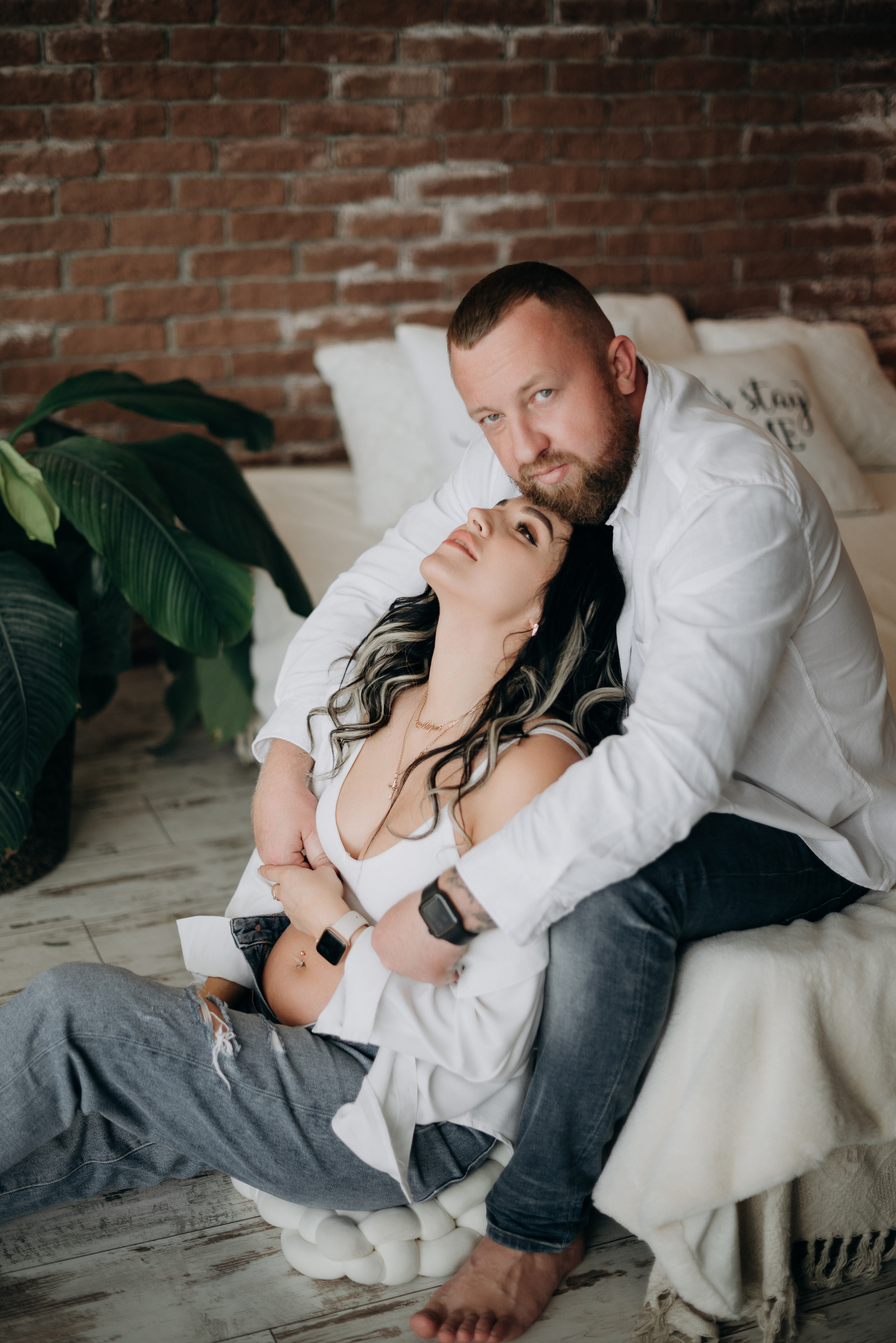 Маша и Саша в ожидании чуда, еще маленький животик. Свадебный и портретный фотограф в Липецке Юлия Свит