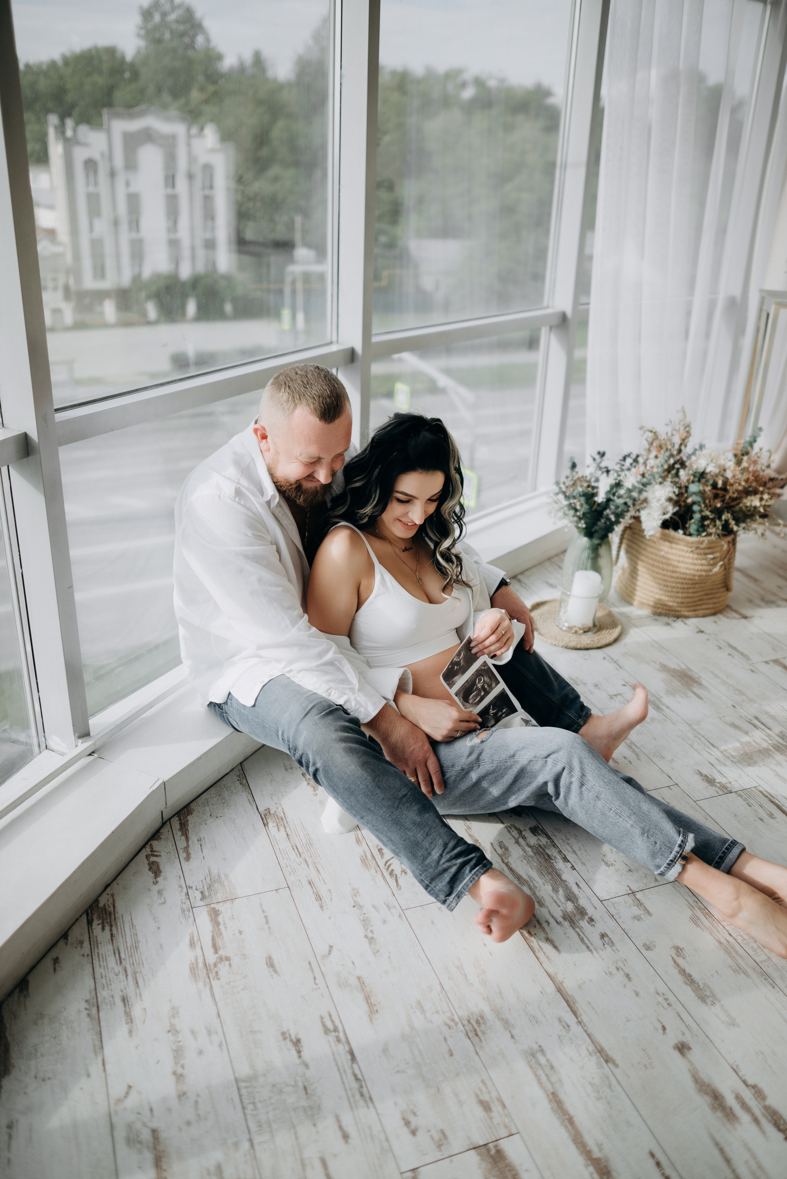 Маша и Саша в ожидании чуда, еще маленький животик. Свадебный и портретный фотограф в Липецке Юлия Свит