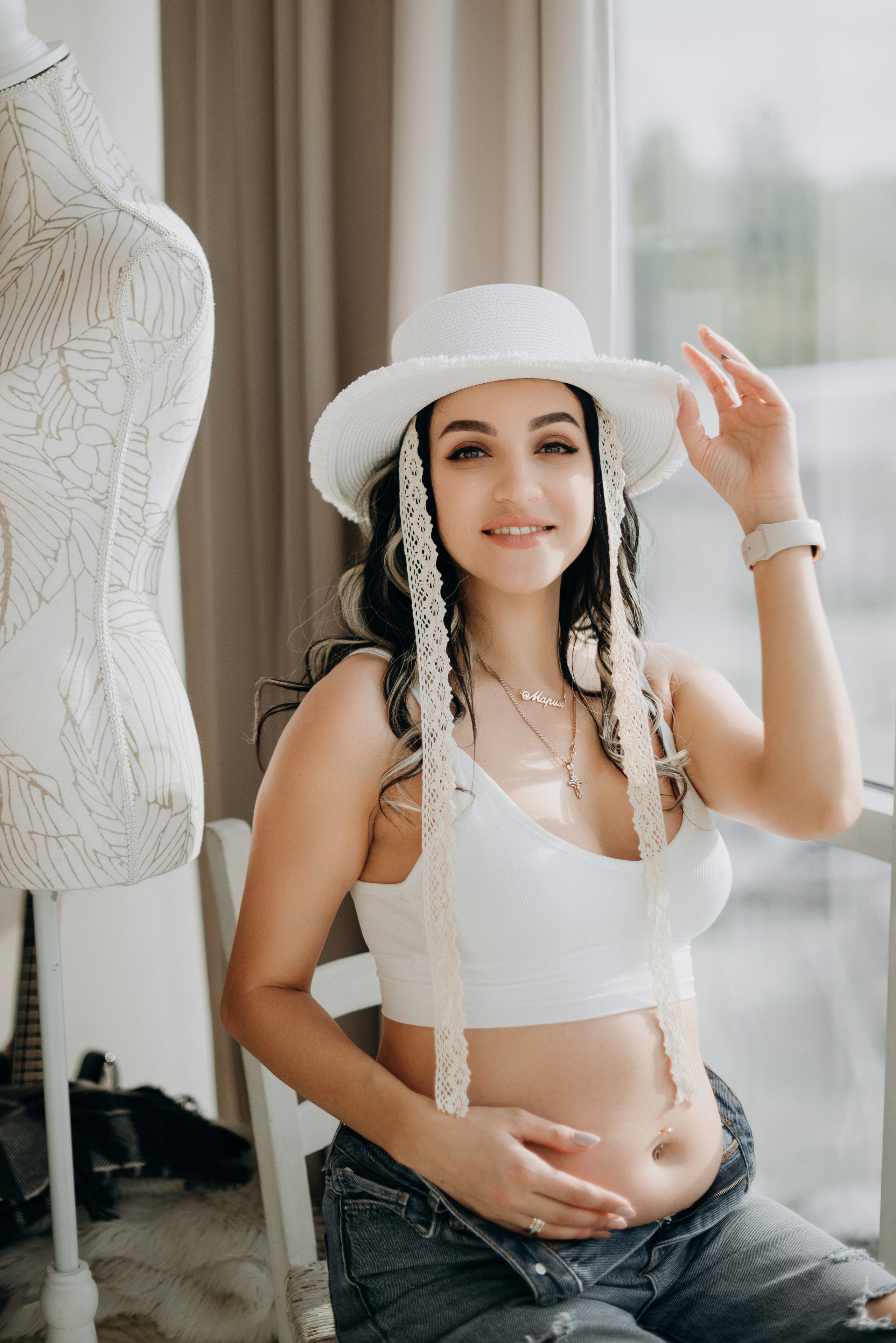 Маша и Саша в ожидании чуда, еще маленький животик. Свадебный и портретный фотограф в Липецке Юлия Свит