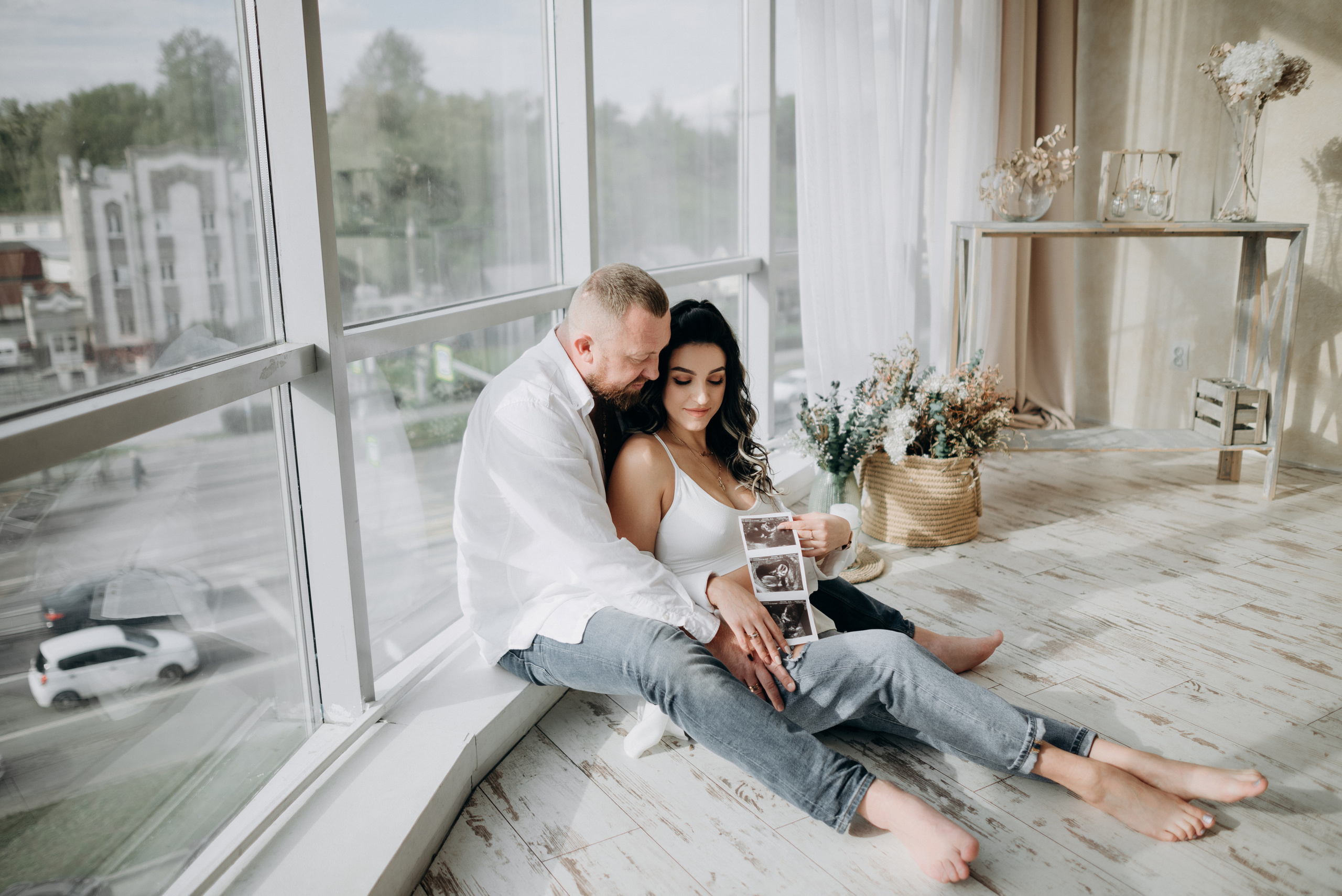 Маша и Саша в ожидании чуда, еще маленький животик. Свадебный и портретный фотограф в Липецке Юлия Свит