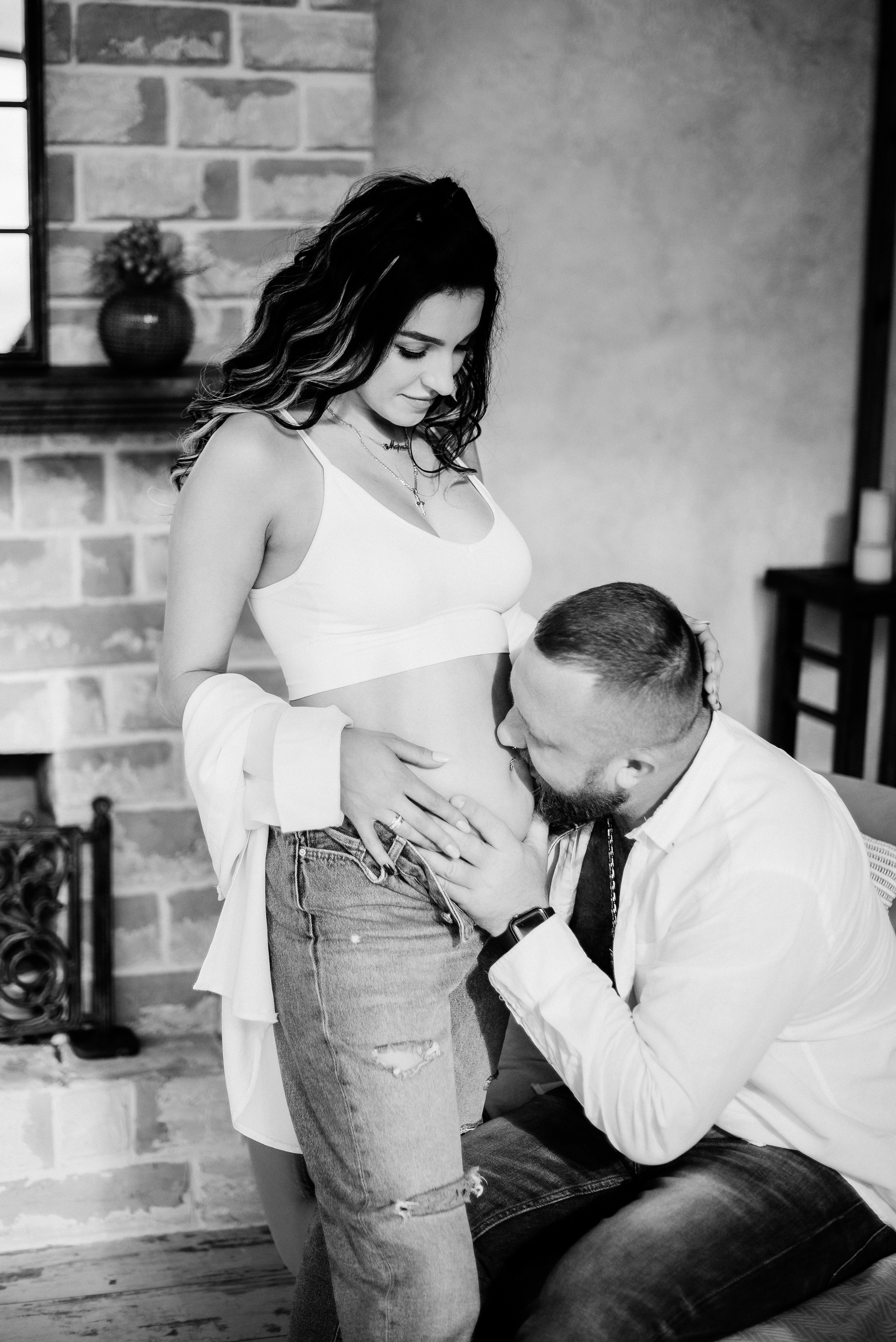 Маша и Саша в ожидании чуда, еще маленький животик. Свадебный и портретный фотограф в Липецке Юлия Свит