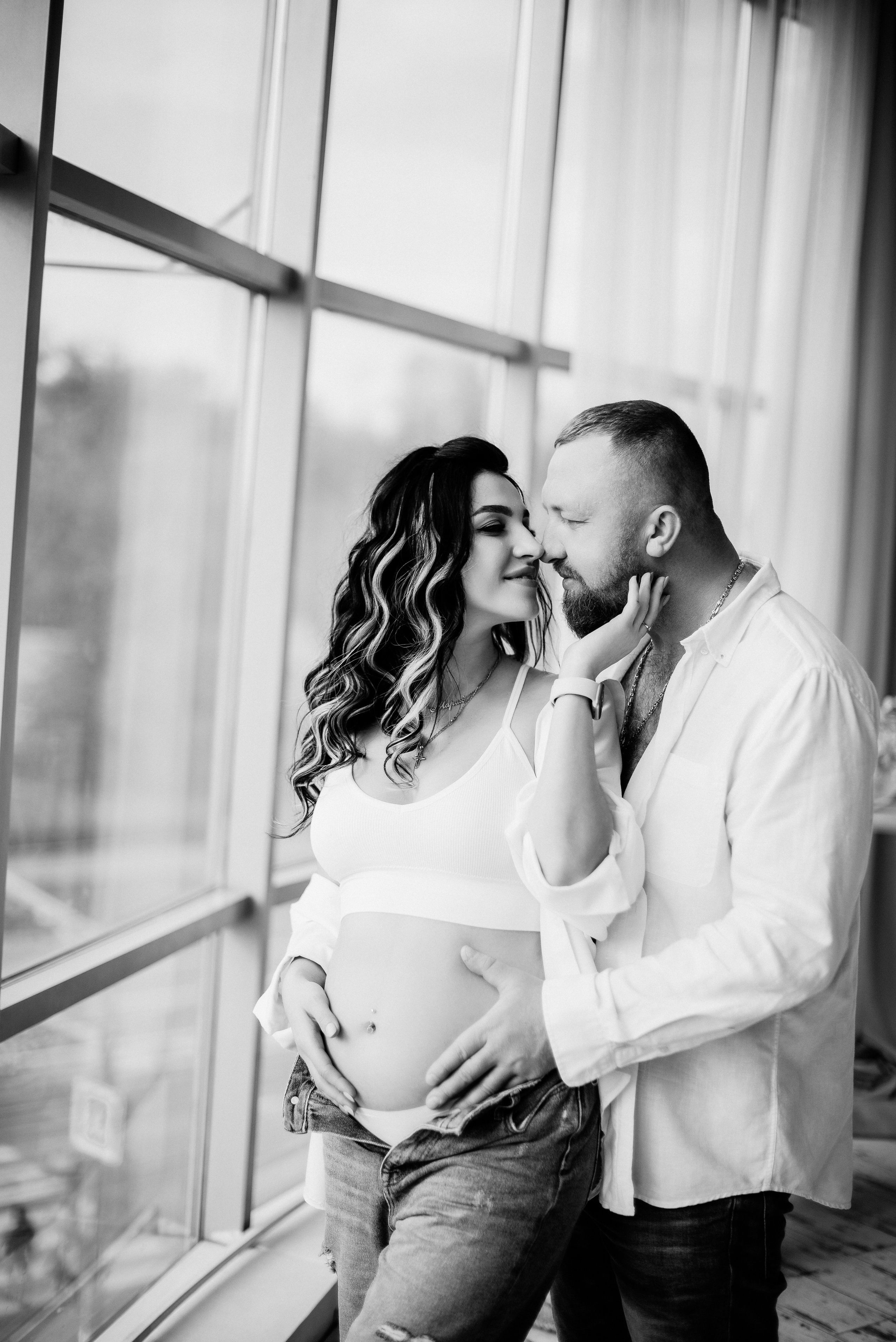 Маша и Саша в ожидании чуда, еще маленький животик. Свадебный и портретный фотограф в Липецке Юлия Свит