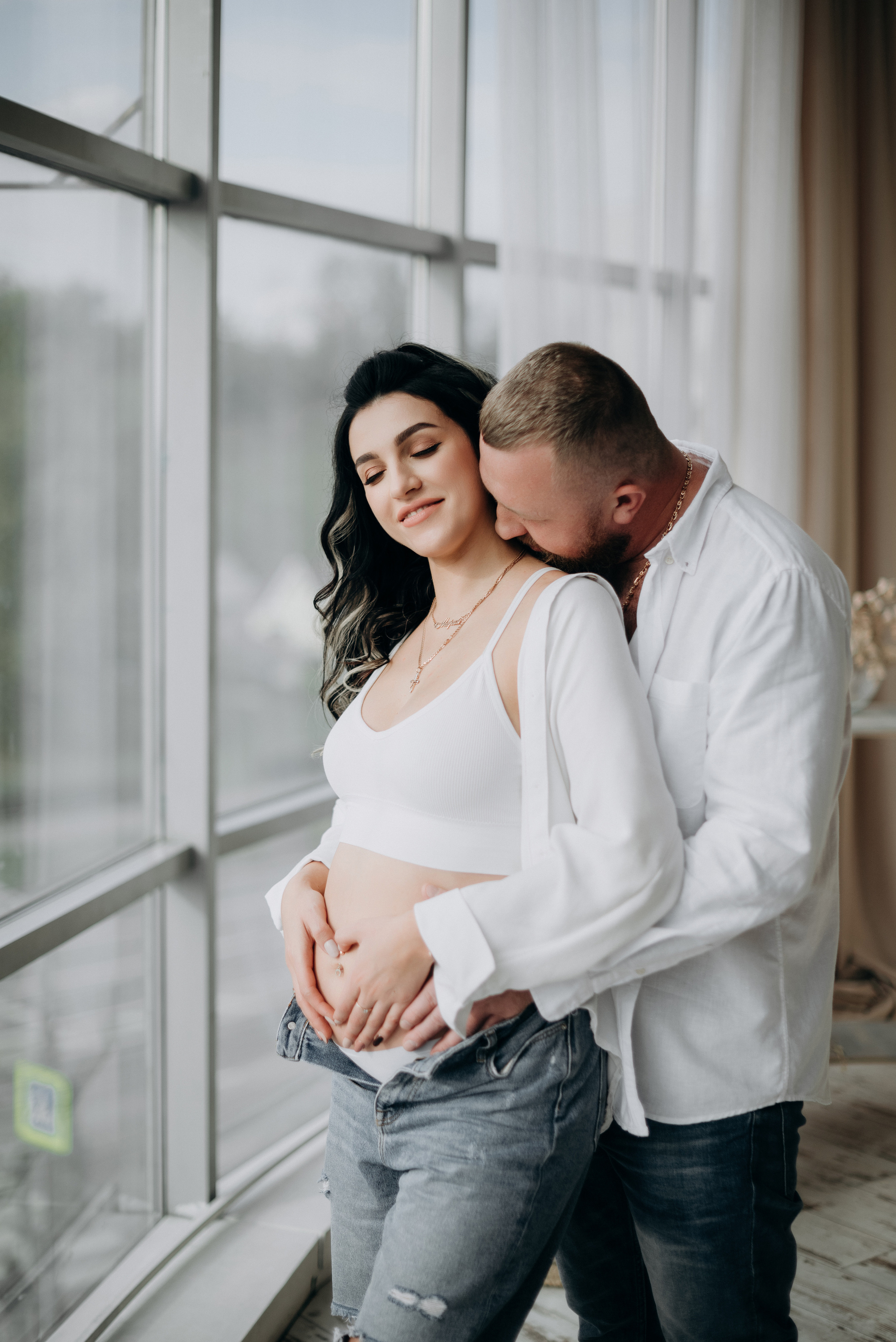 Маша и Саша в ожидании чуда, еще маленький животик. Свадебный и портретный фотограф в Липецке Юлия Свит