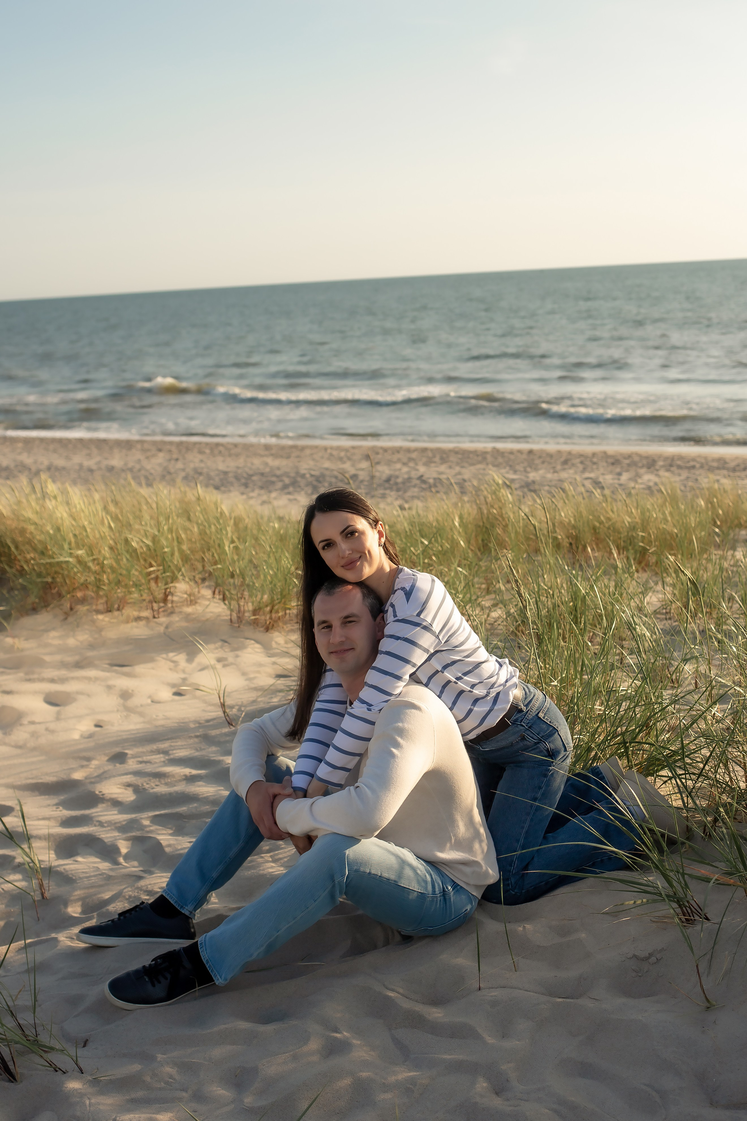 Павел и Татьяна. Закат в Янтарном. Фотограф в Калининграде Решетникова Алина