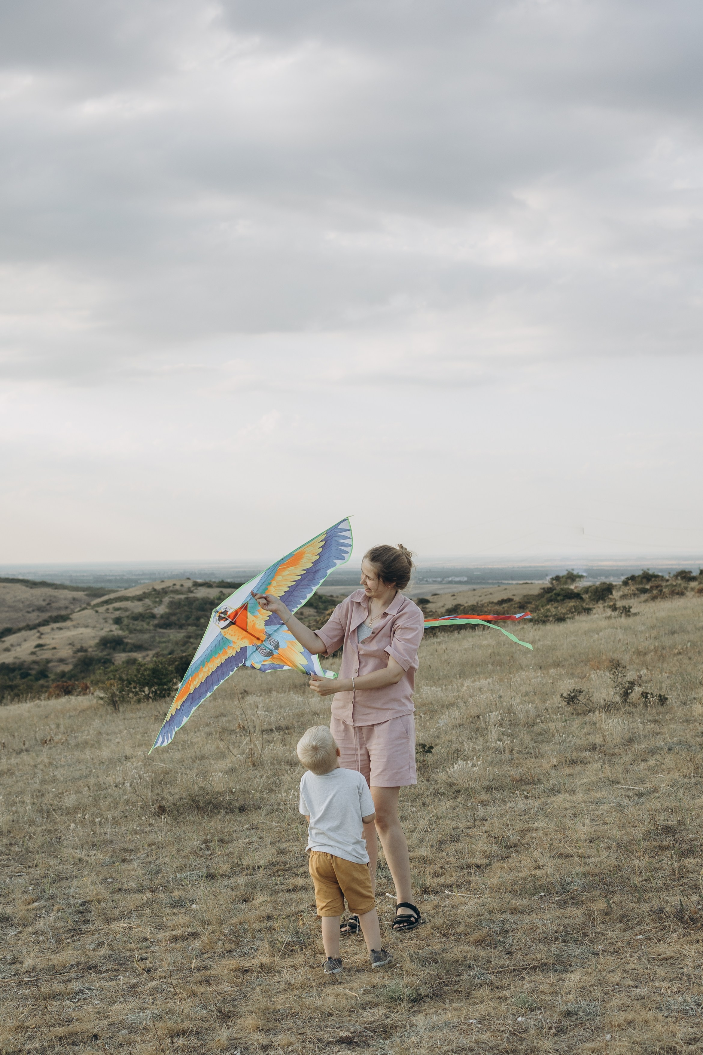 Воздушный змей. Семейный фотограф в Москве Виктория Ястребинская