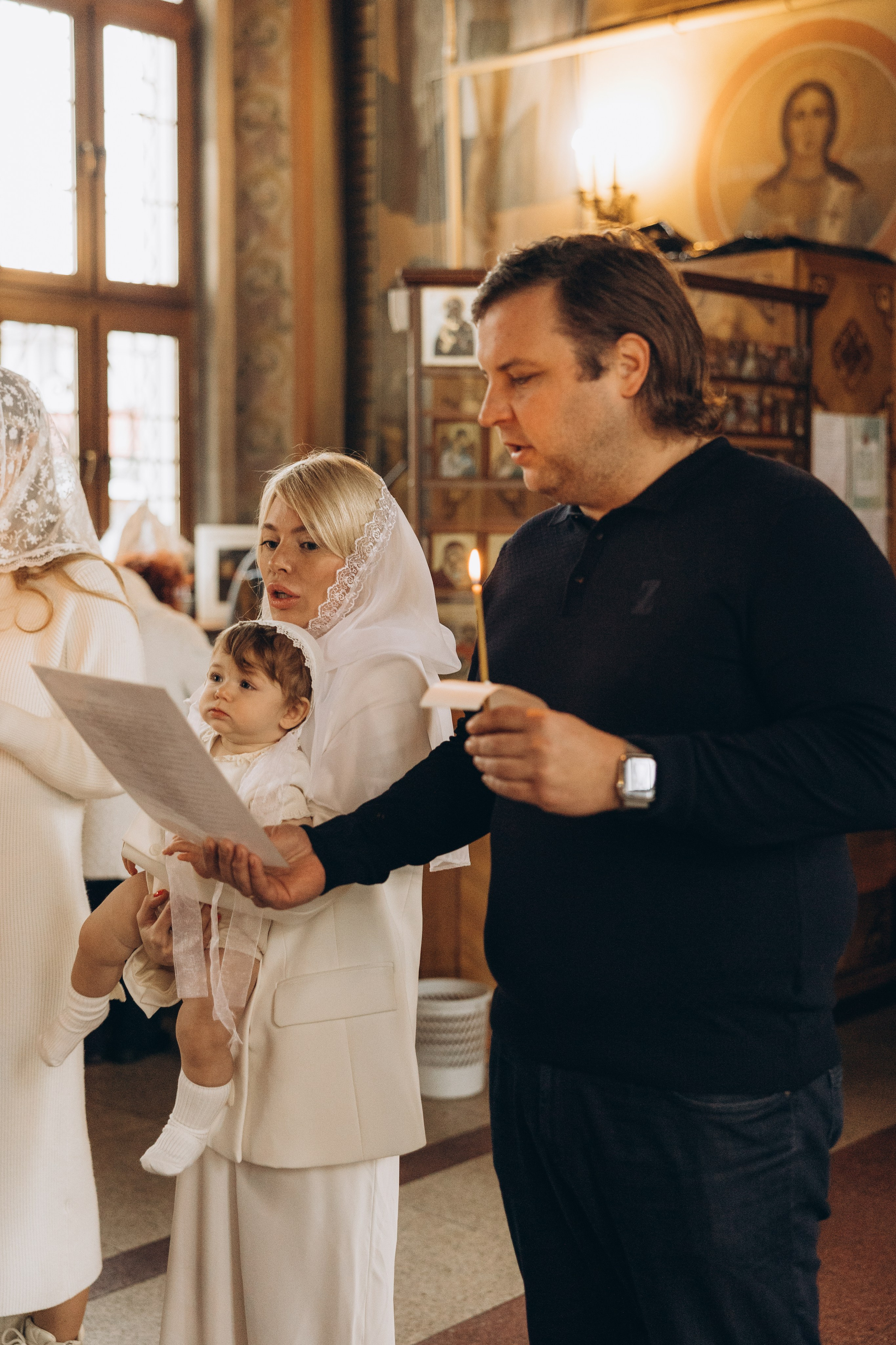 Крещение Дианы. Семейный фотограф в Москве Виктория Ястребинская