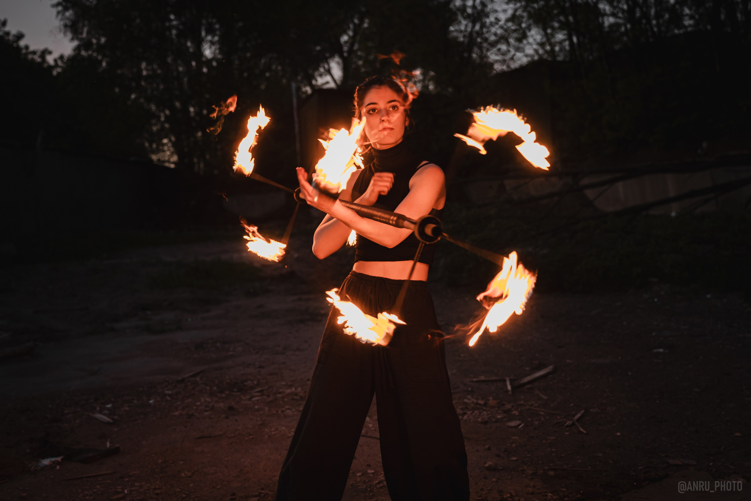 Огненная тренировка. Репортажный фотограф Анастасия Рубцова