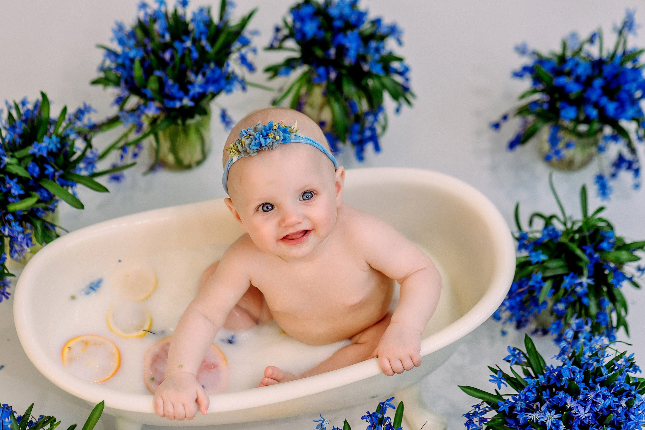 Детские молочные ванночки. Меркулова Ольга фотограф Воронеж