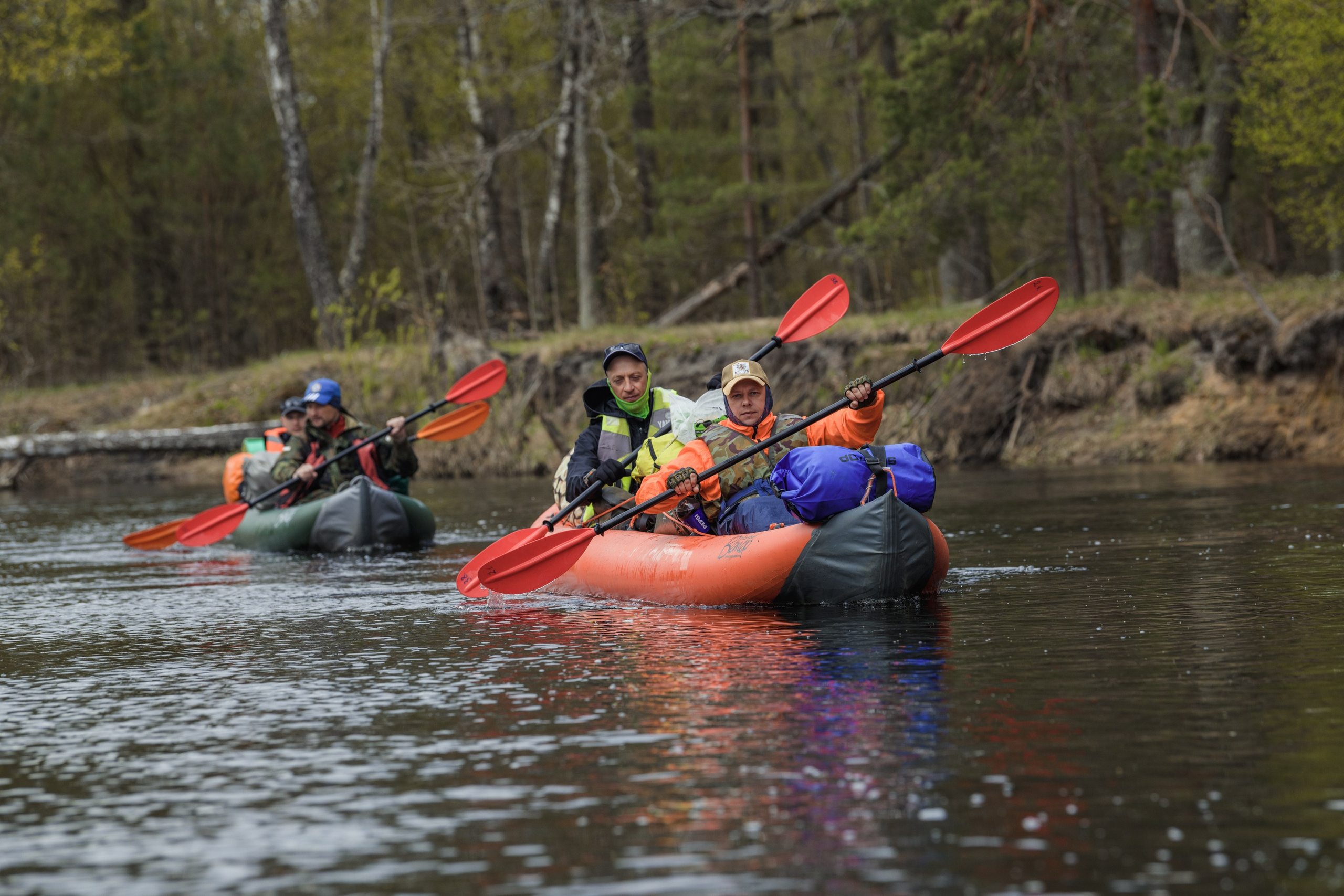 Водный поход 1-й кс по реке Случь. Репортажный фотограф Владимир Беляй