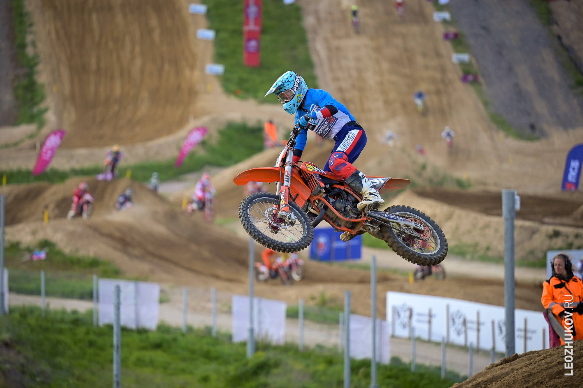 1 round of ММТ RGP russian motocross championships. Sports photographer Leonid Zhukov