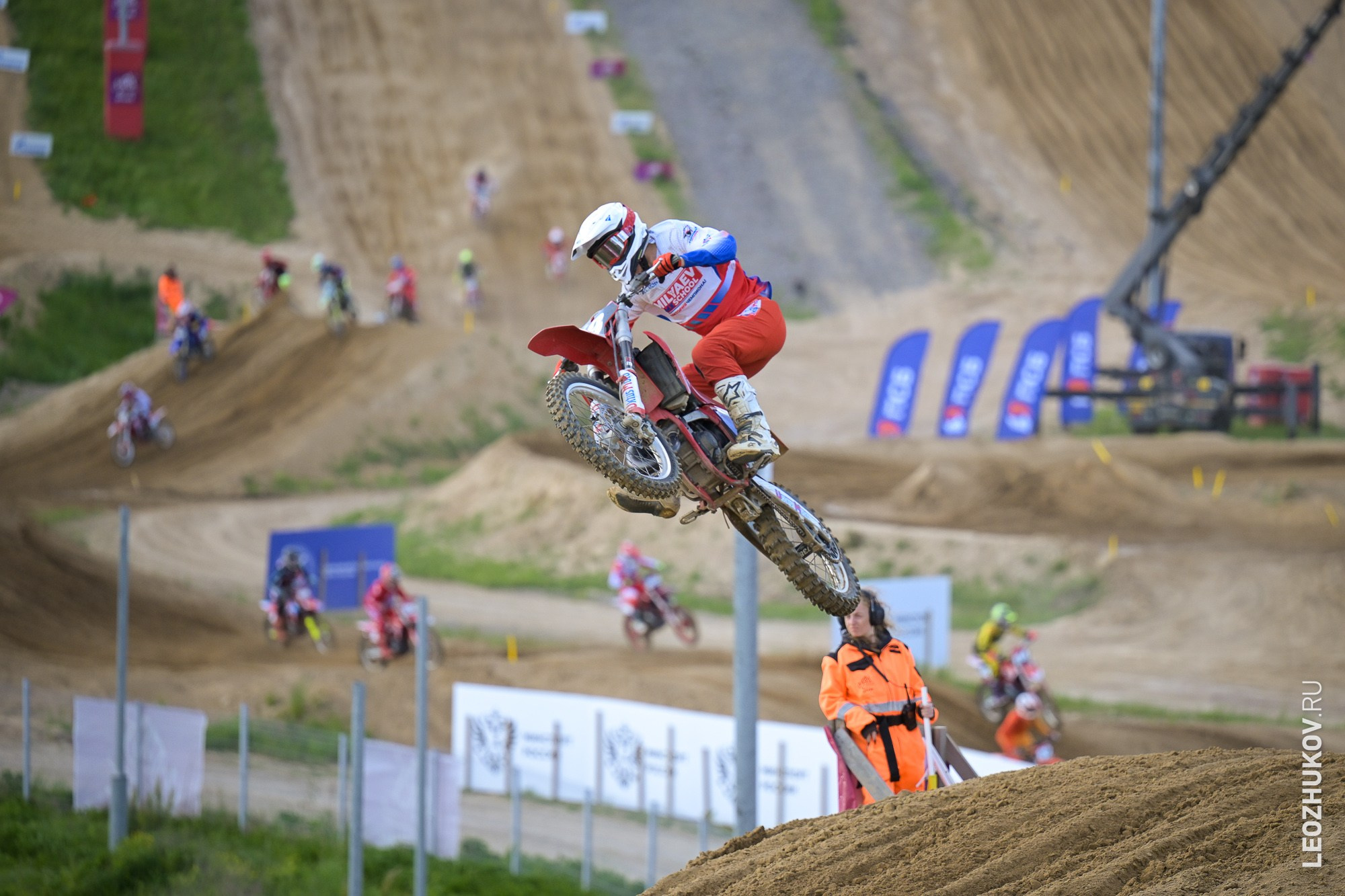 1 round of ММТ RGP russian motocross championships. Sports photographer Leonid Zhukov