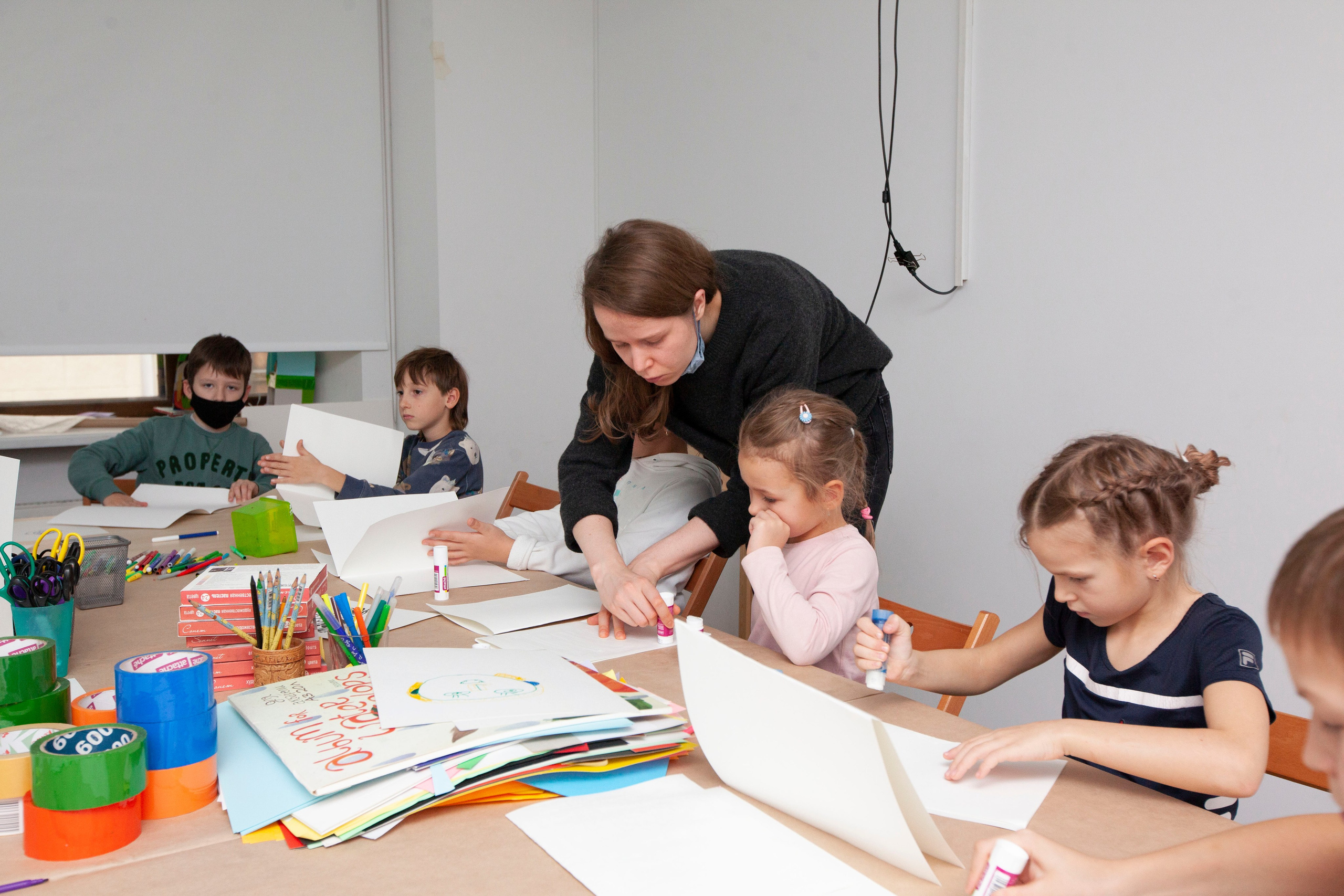 Детский мастер-класс в ММОМА. Stanislav Baryshev — People. Emotions. Atmosphere