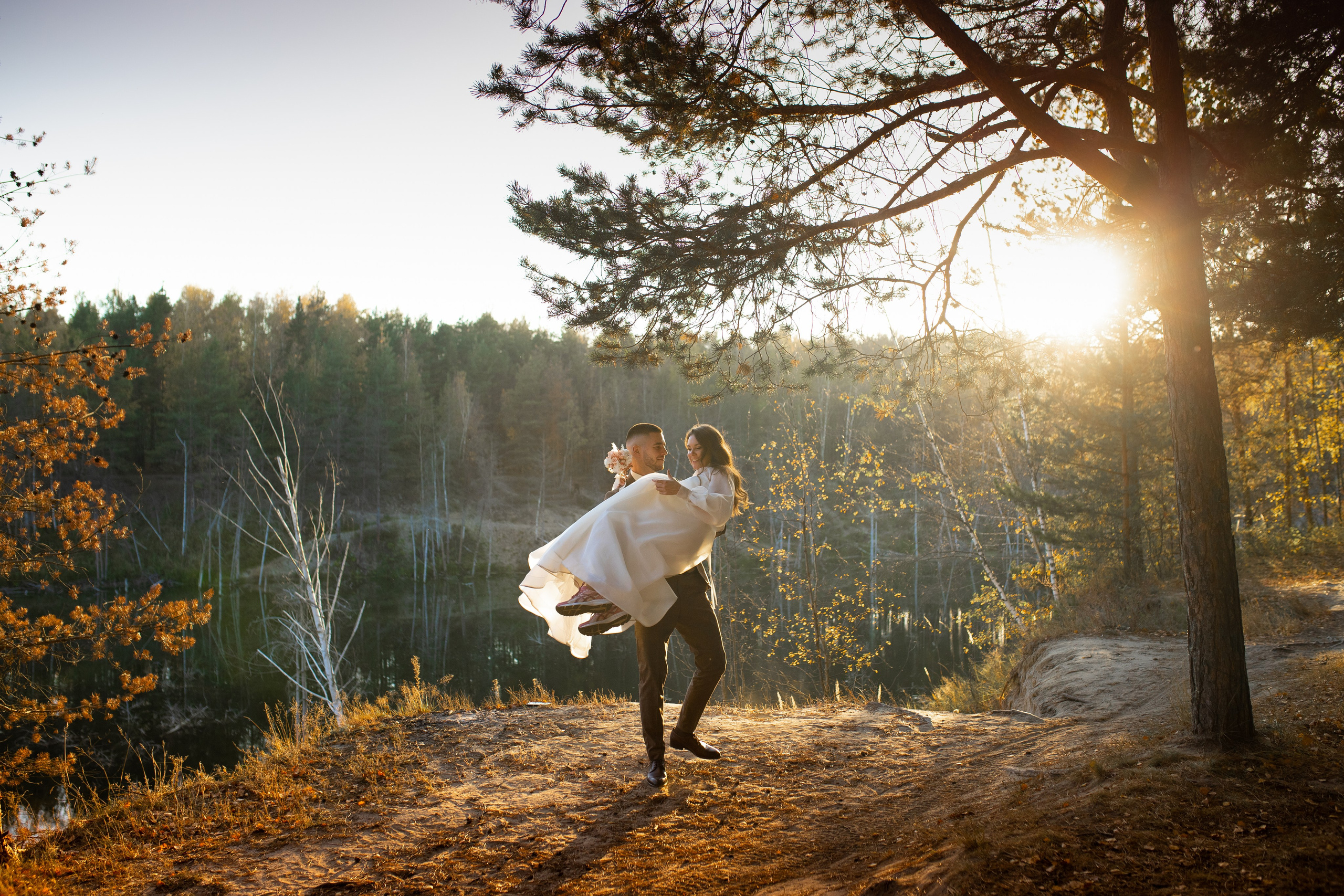 Свадебная фотосессия в Купавне. Фотограф в Железнодорожном и Балашихе
