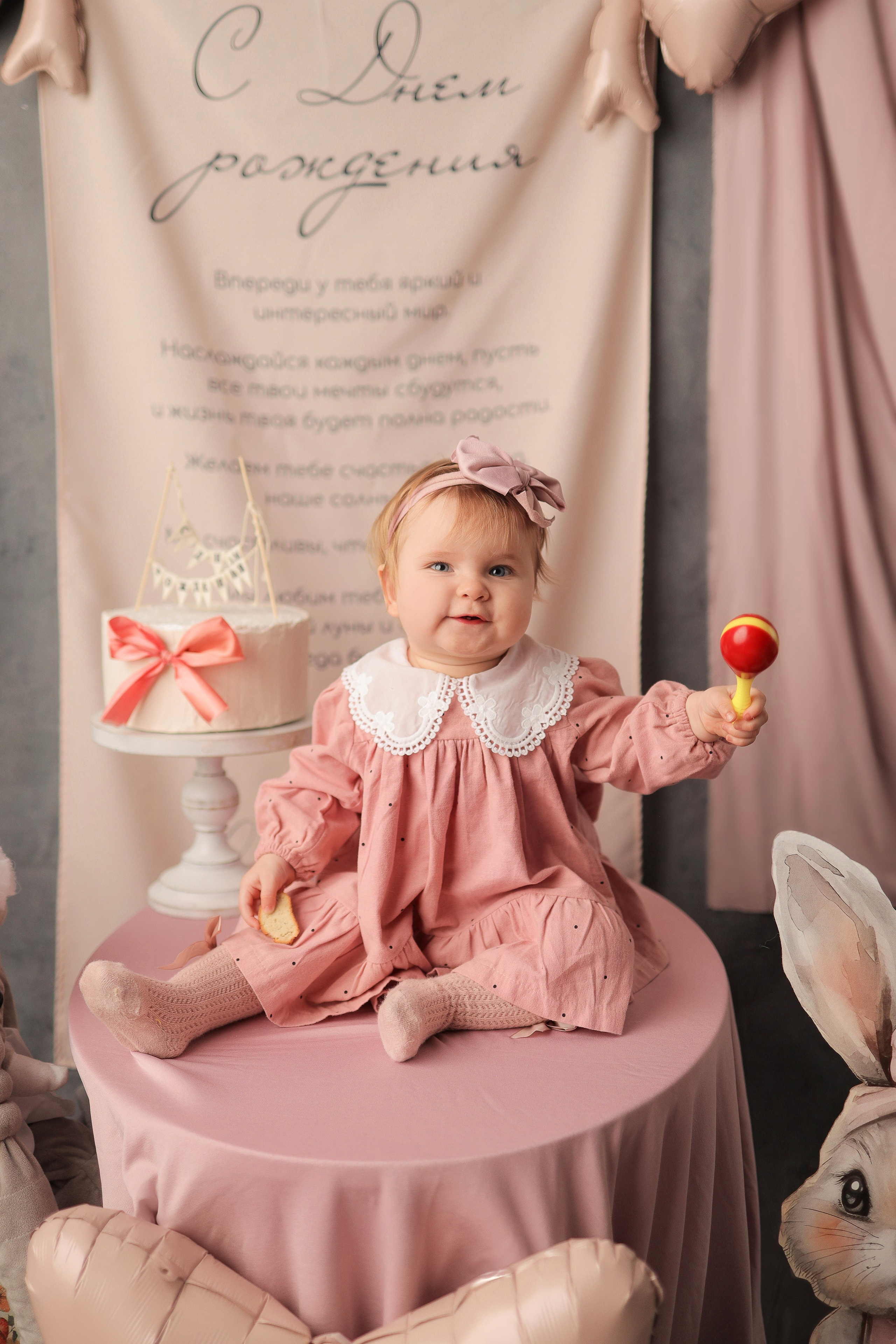 Юлианна, 1 годик. Фотограф новорожденных в Новокузнецке Анна Горошникова