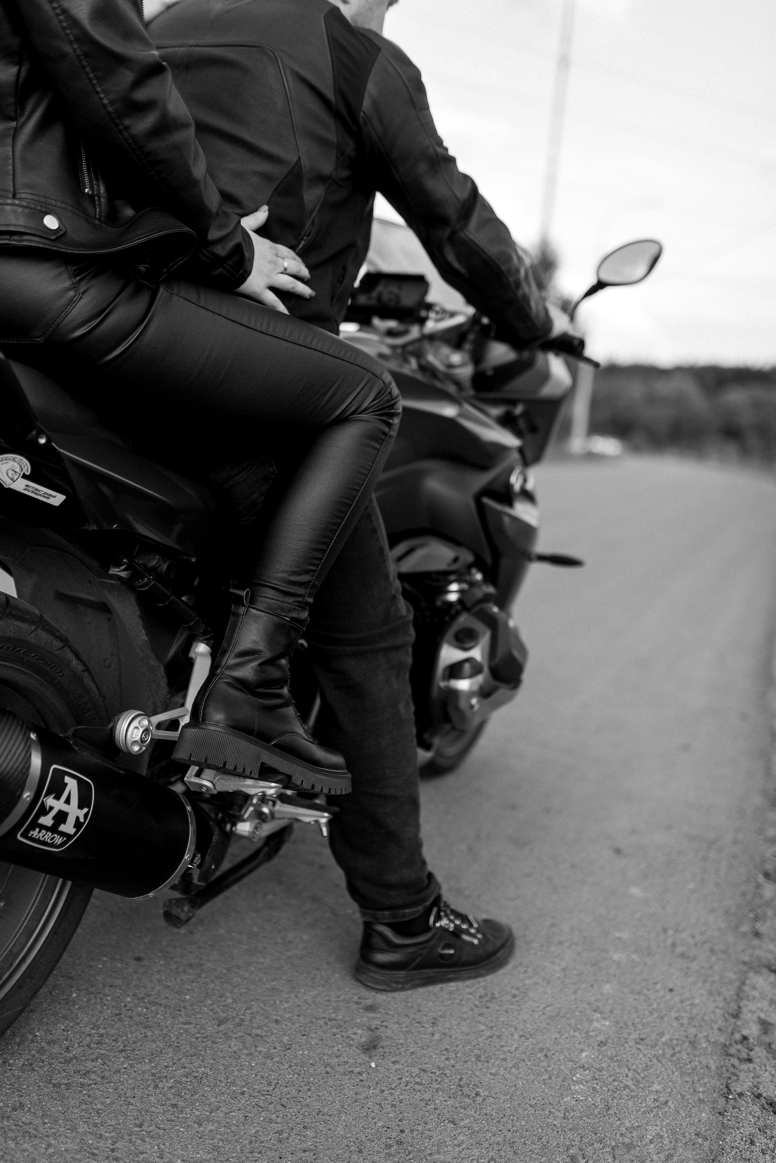 Марина и Женя. Мотоцикл. Lovestory. Семейный фотограф в Москве Екатерина Север