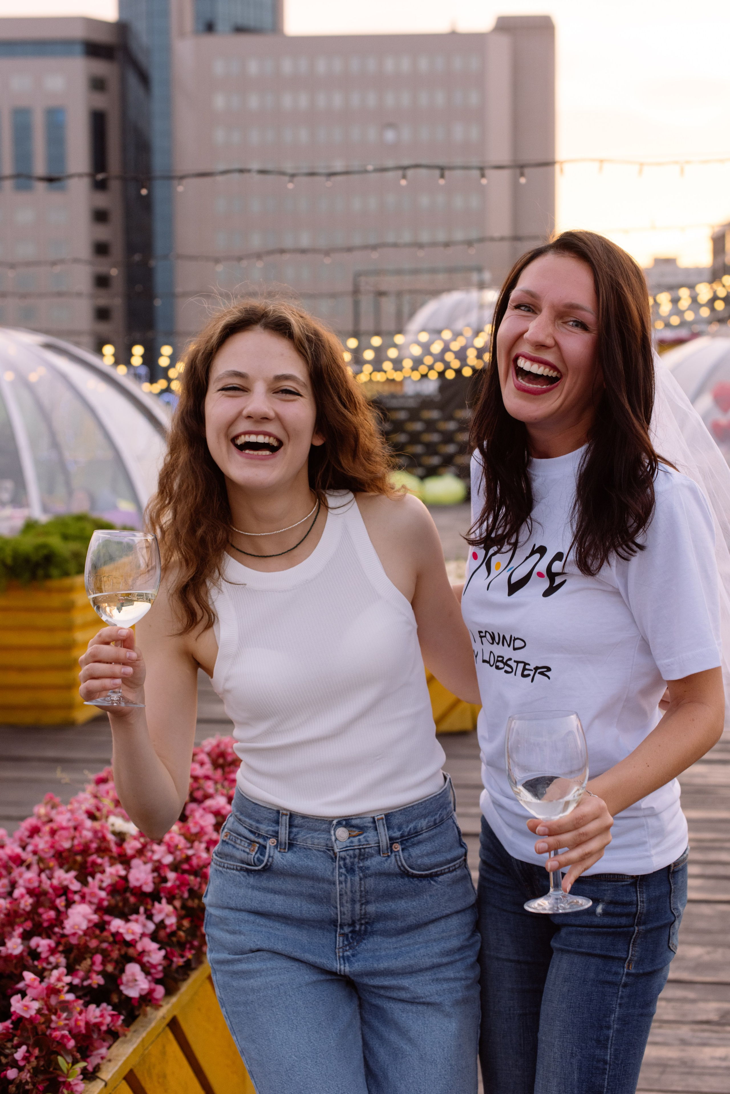 Девичник на крыше Loft. Свадебный фотограф в Москве Анна Полушина