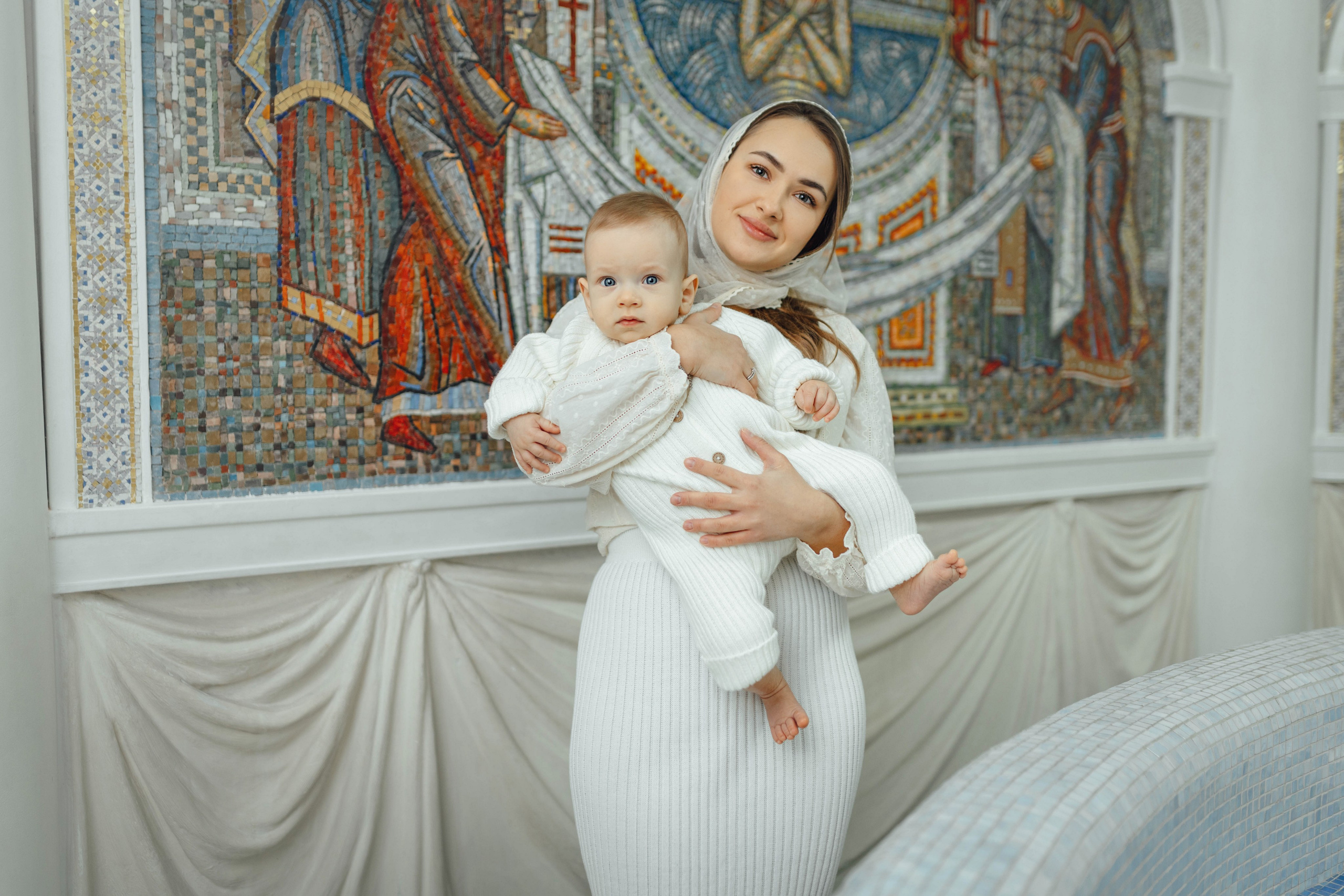 Крещение Демида, храм Святой Троицы, декабрь 2025