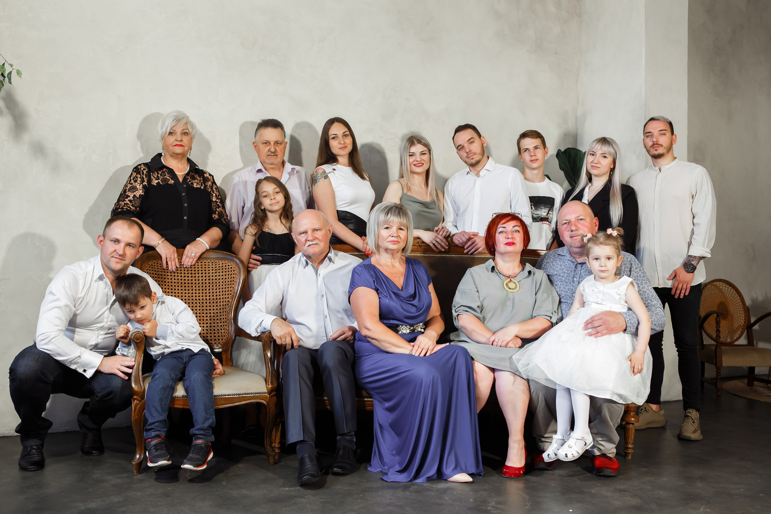 Очень большая семья, личные и парные портреты. Свадебный и портретный Фотограф в Липецке Дмитрий Котюков