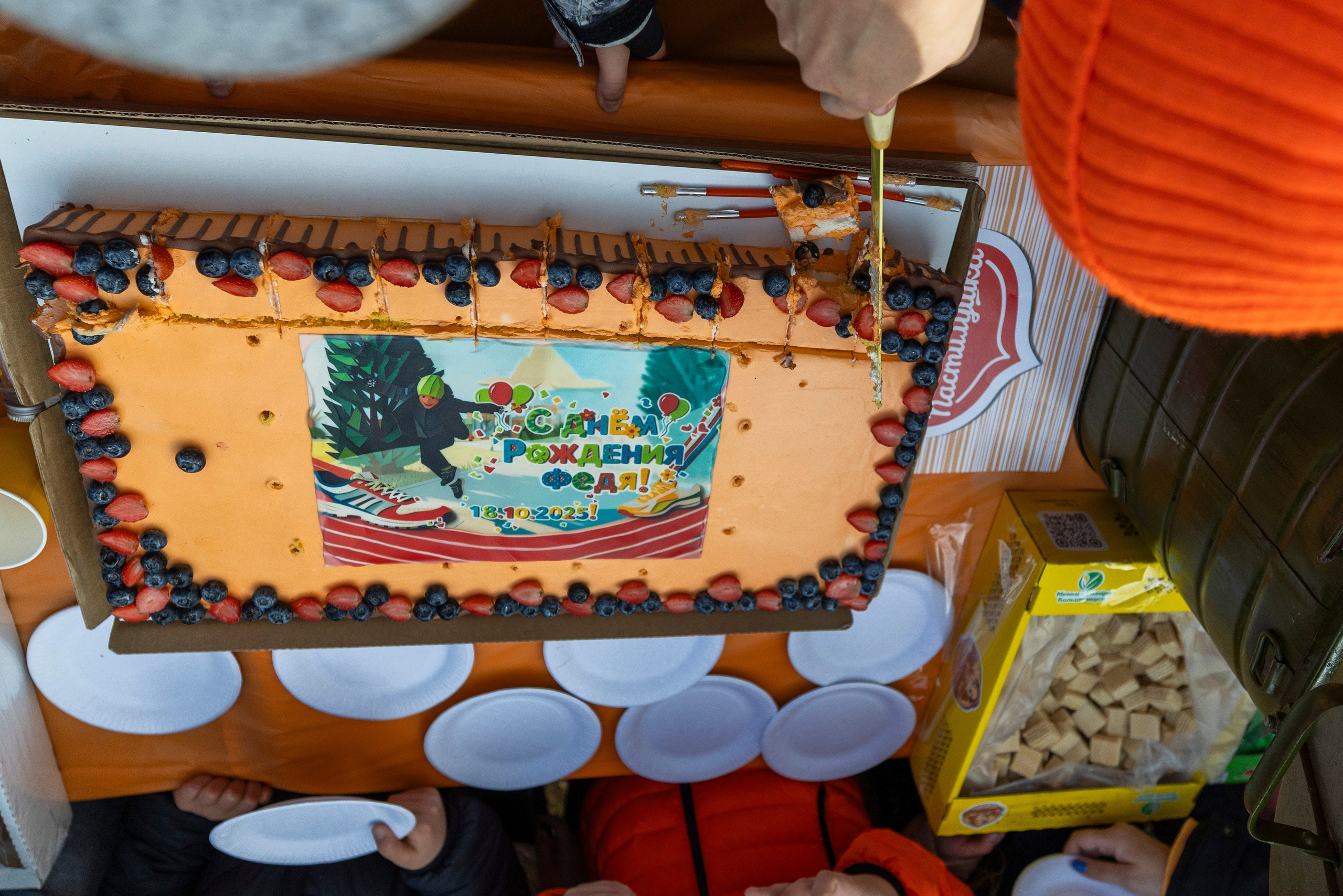 5 вёрст в городском парке Лобня 18.10.25. Фотограф Сергей Ловкий