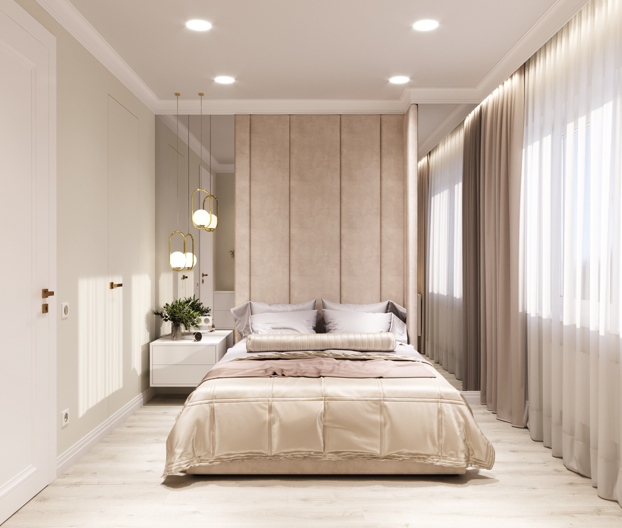 Монохромная однушка. Https://pokorskaya-design.ru/